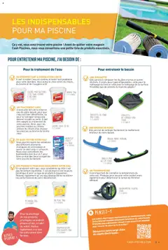 Cash Piscines - Prévisualisation de Cash Piscines Guide de l'entretien valide à partir de 01.03.2024 | Page: 5 | Produits: Thermomètre, Robot, Mais, Brosse