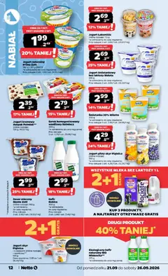 Pogląd oferty "Jogurt skyr Piątnica, > z owocami (różne rodzaje) ** waniliowy** 150 g" - ważna od 21.09.2026 | Strona: 12