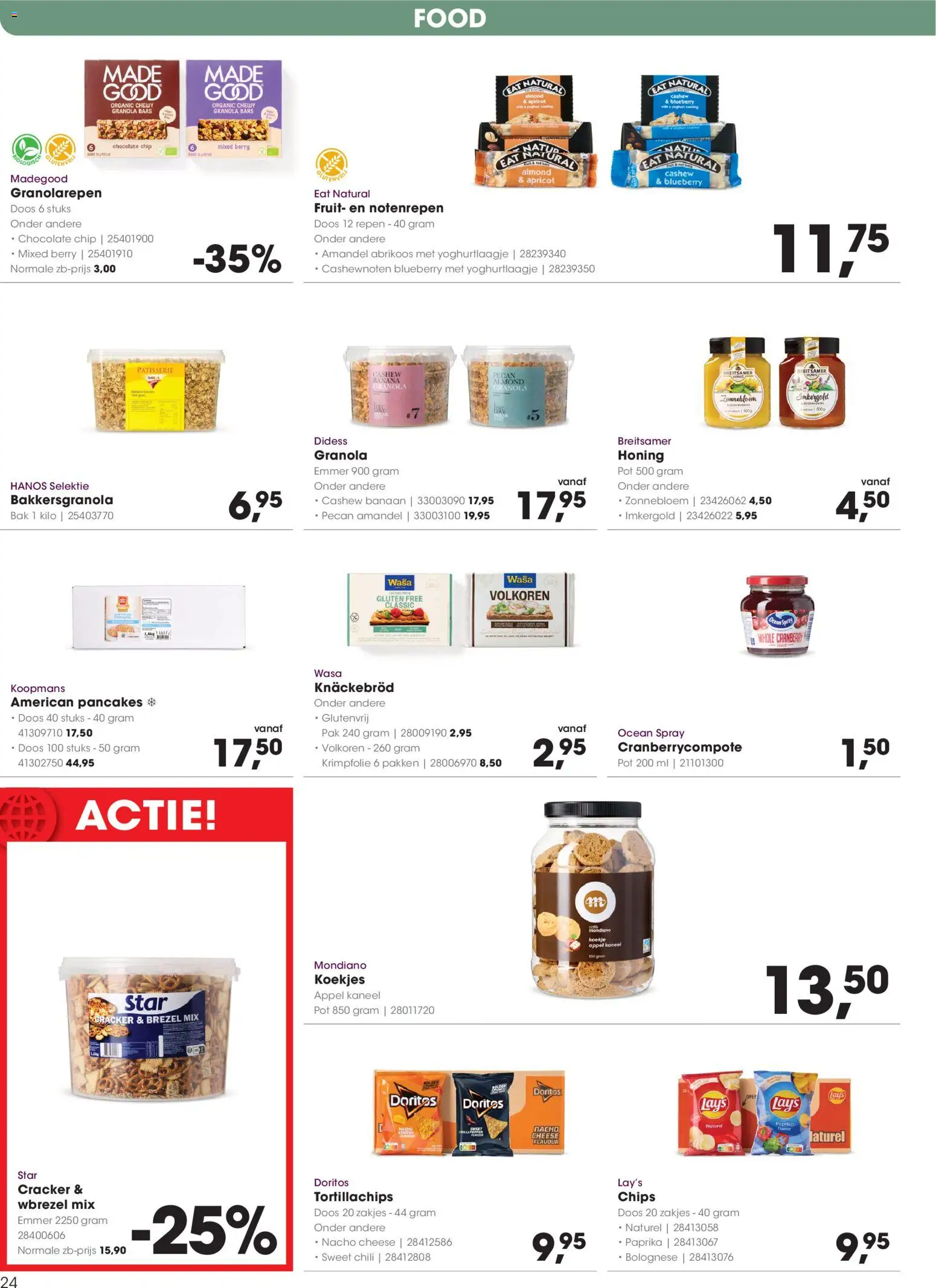 {H1} | Pagina: 24 | Producten: Chips, Koekjes, Fruit, Abrikoos