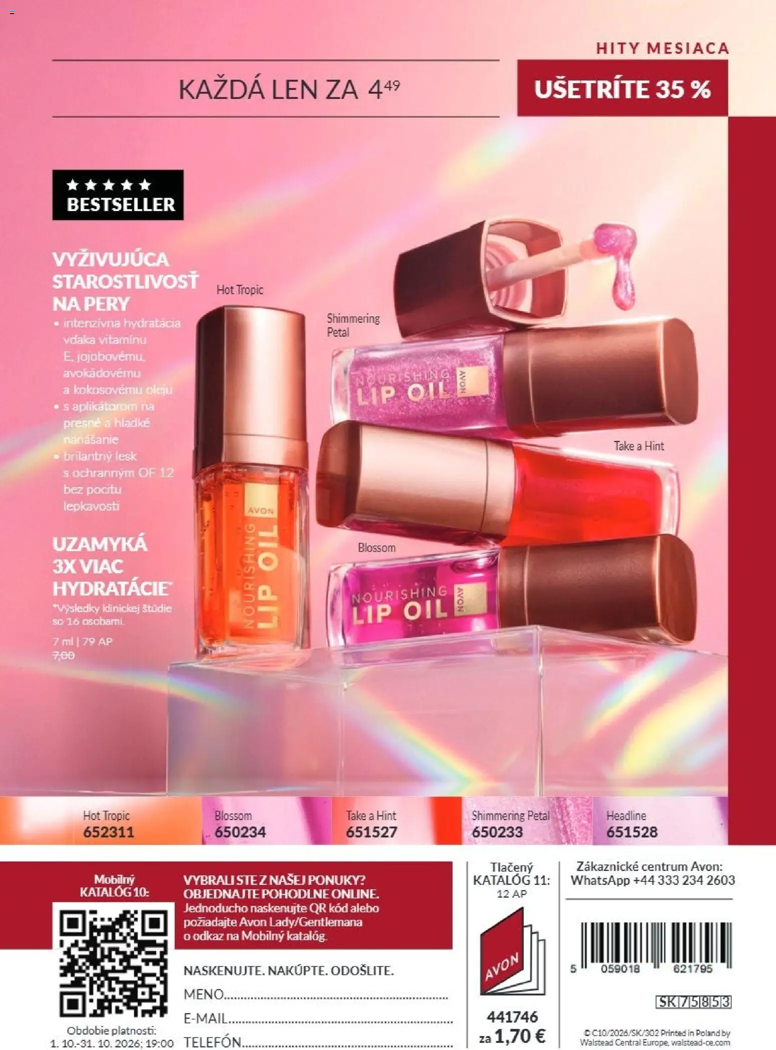 Nové Avon akcie – leták je platný od 01.10.2026 | Strana: 180
