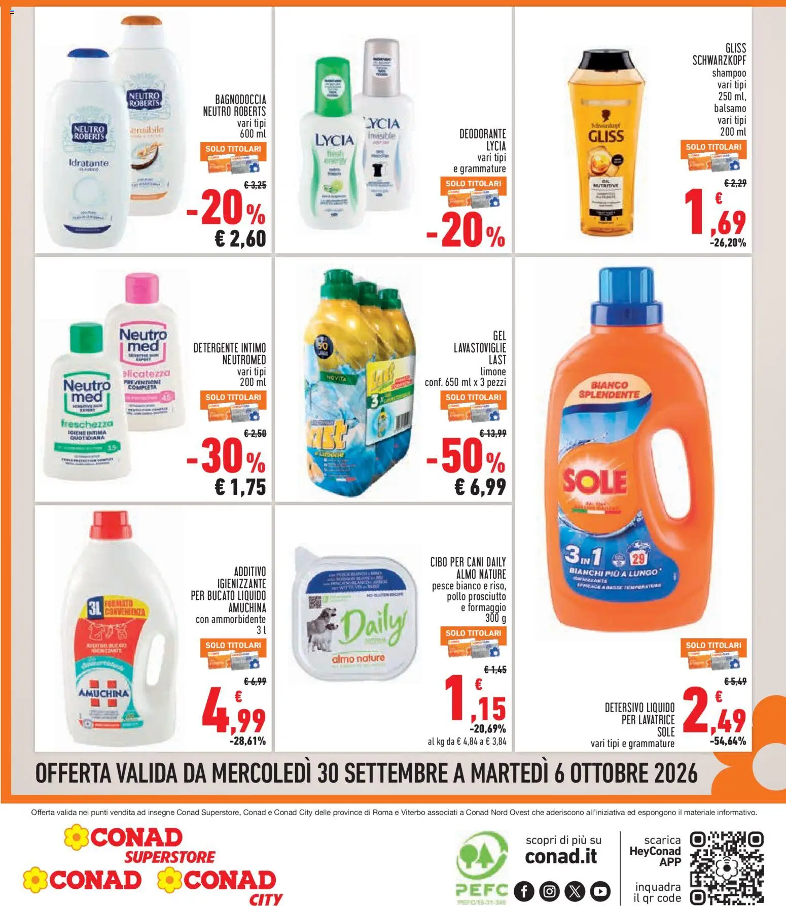 Volantino Conad del 30/09/2026 | Pagina: 8
