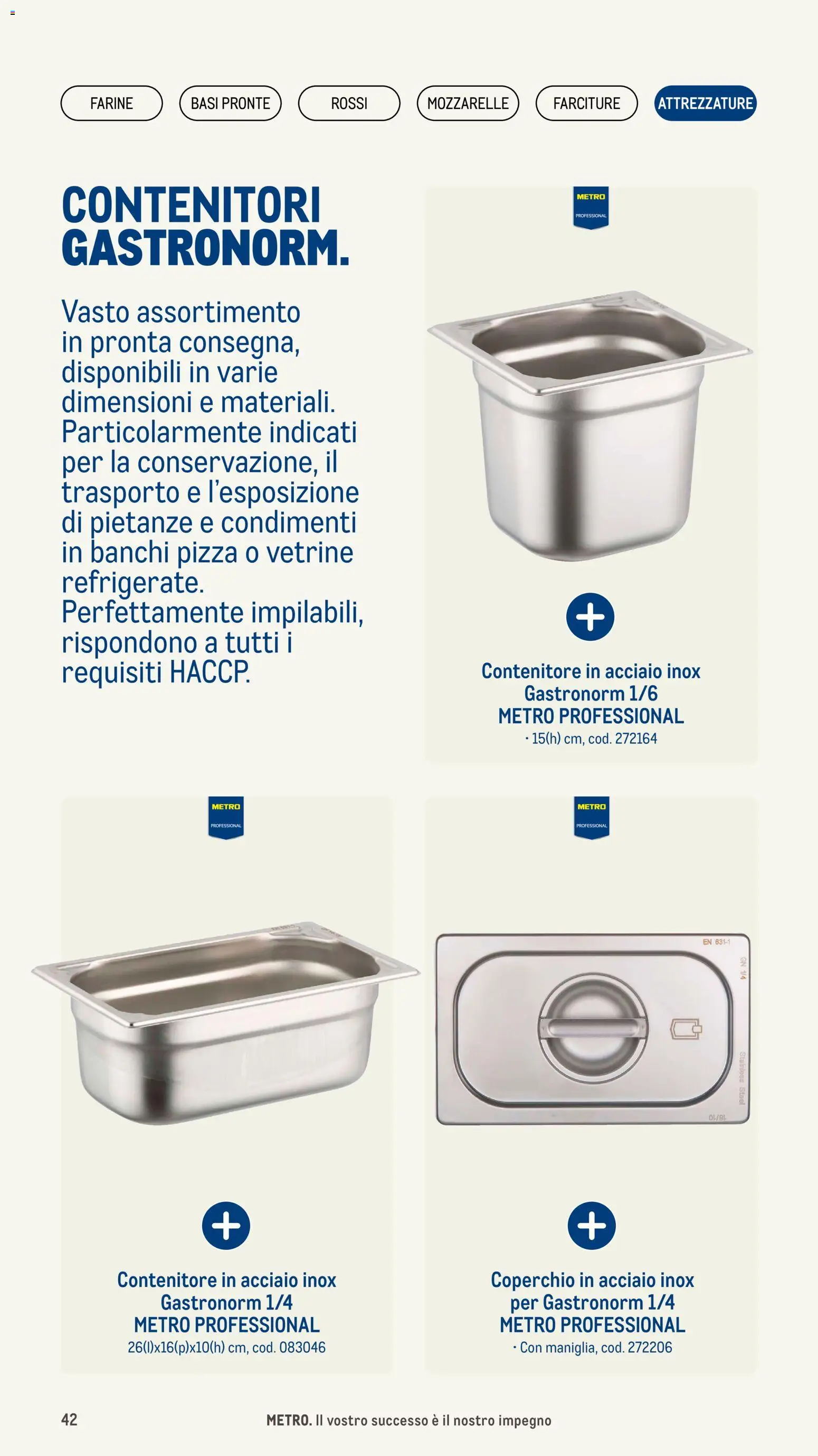 Volantino Metro del 08.01.2026 | Pagina: 42 | Prodotti: Pizza, Contenitore