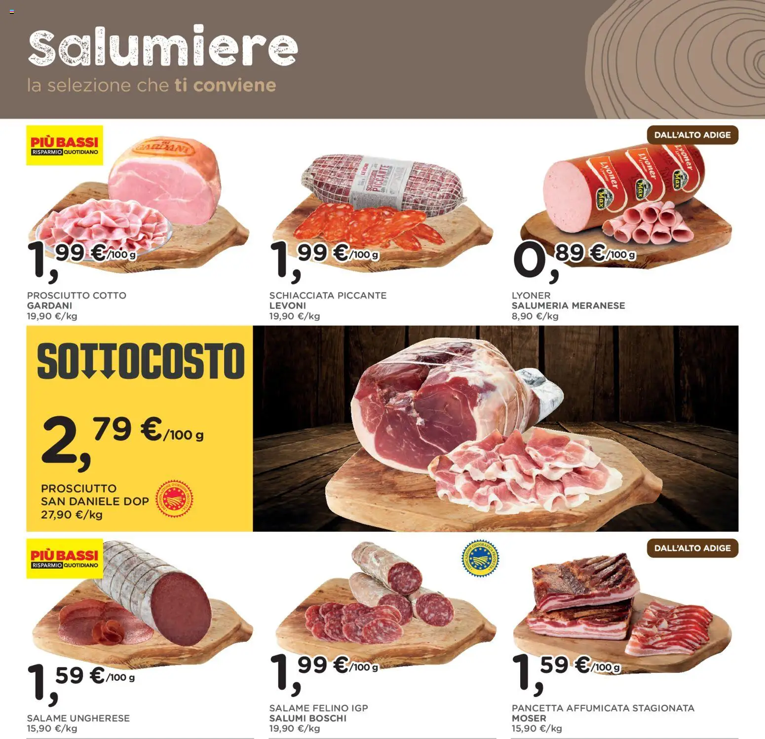 Volantino Poli del 03.06.2026 | Pagina: 4 | Prodotti: Prosciutto Cotto, Salame, Pancetta, Prosciutto