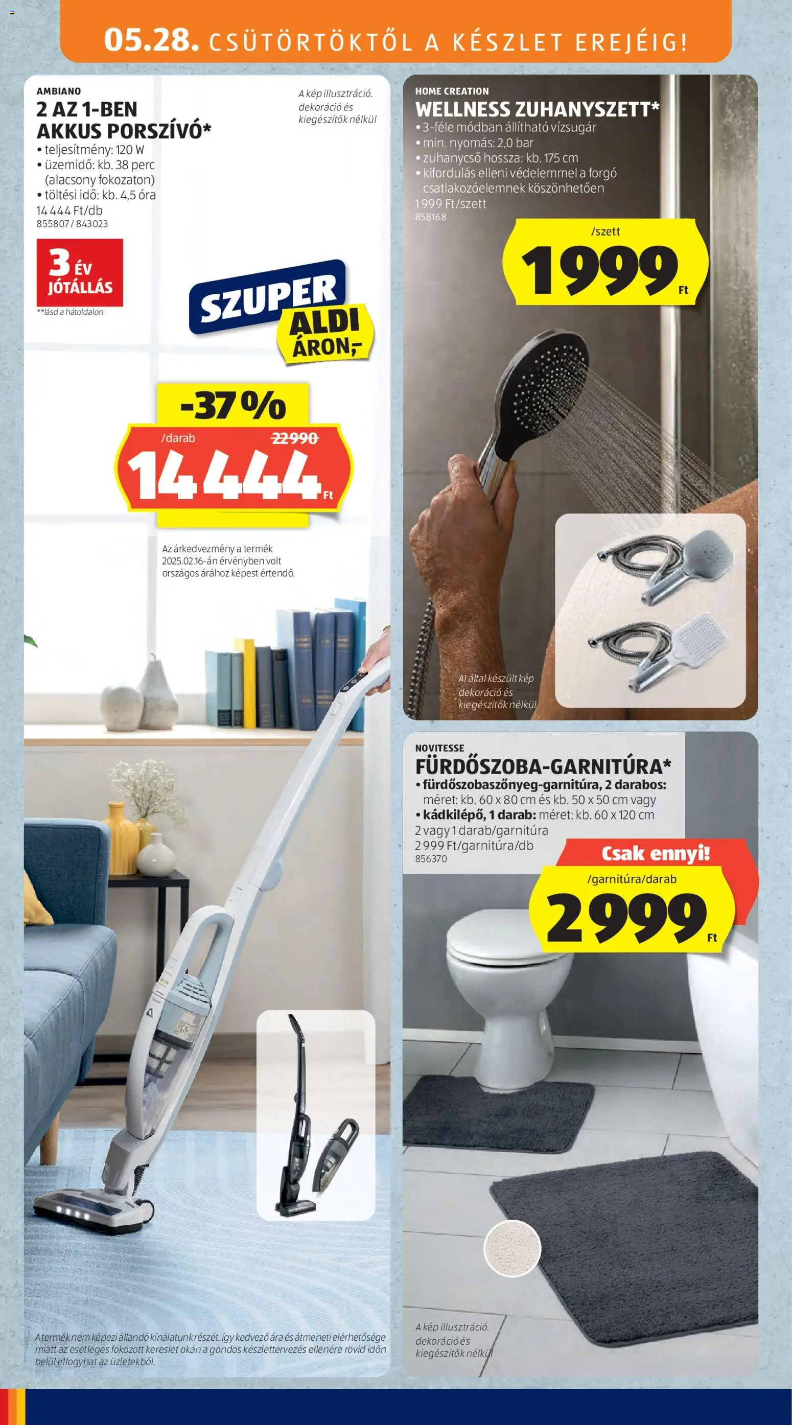 Aldi akciós ujság - amely érvényes a következő dátumtól: 28.05.2026 | Oldal: 28 | Termékek: Óra, Dekoráció