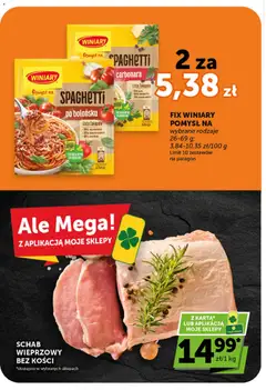 Pogląd oferty "Groszek gazetka" - ważna od 14.05.2026 | Strona: 4 | Produkty: Carbonara, Schab, Makaron spaghetti, Makaron