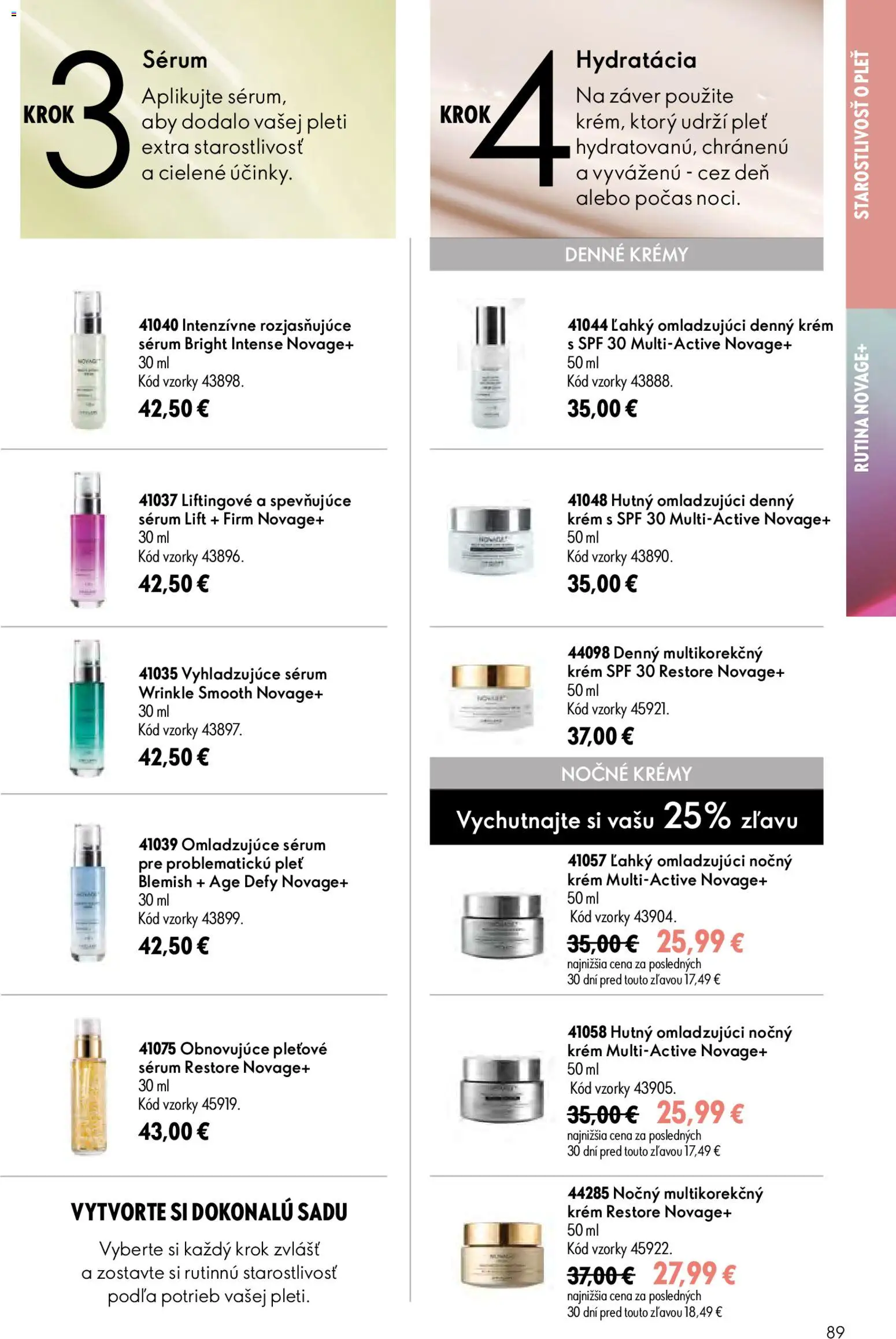 Nové Oriflame akcie – leták je platný od 29.07.2026 | Strana: 89 | Produkty: Krém