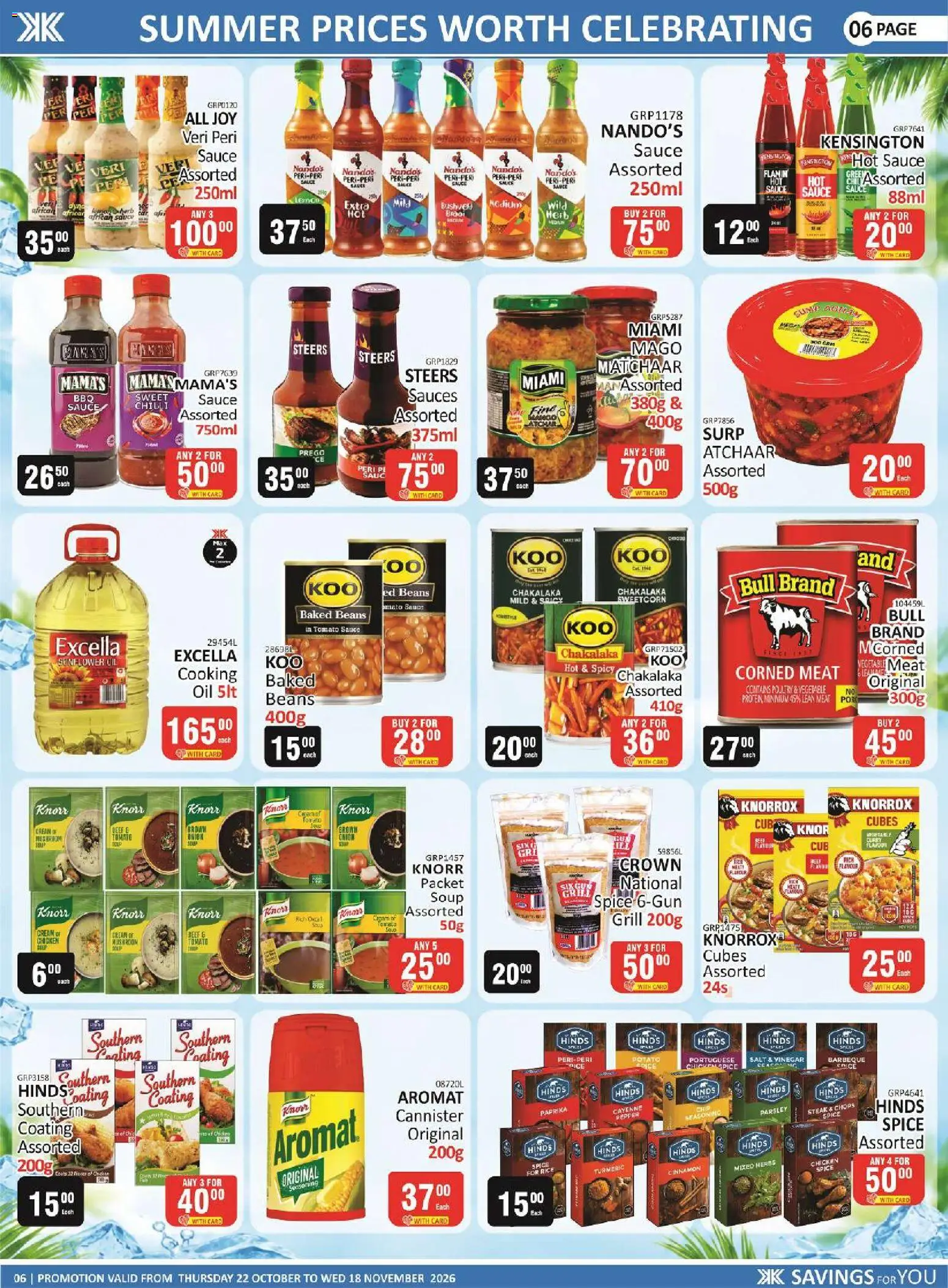New KIT KAT Cash & Carry catalogue – valid from 22/10/2026 | Page: 6 | Products: Poultry, Vinegar, Rice, Chilli