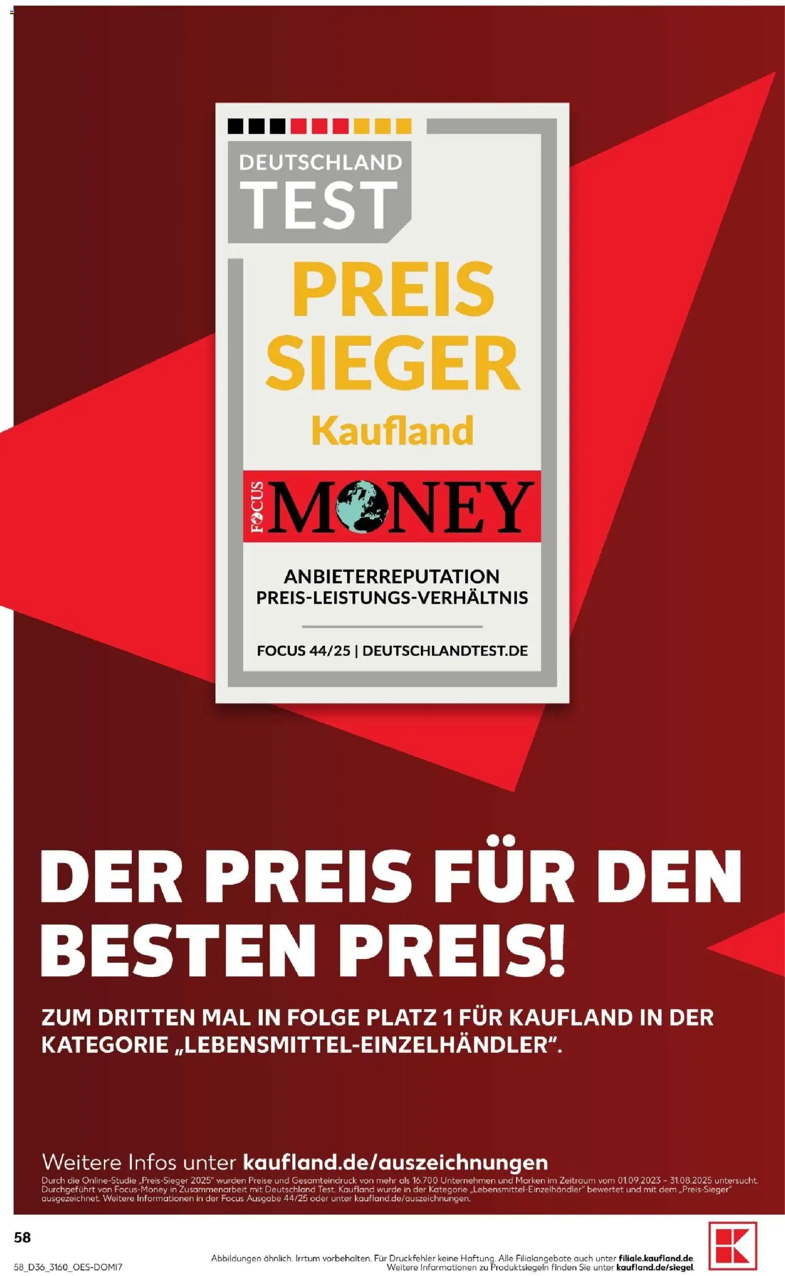 Kaufland Prospekt – gültig ab 03.09.2026 | Seite: 60