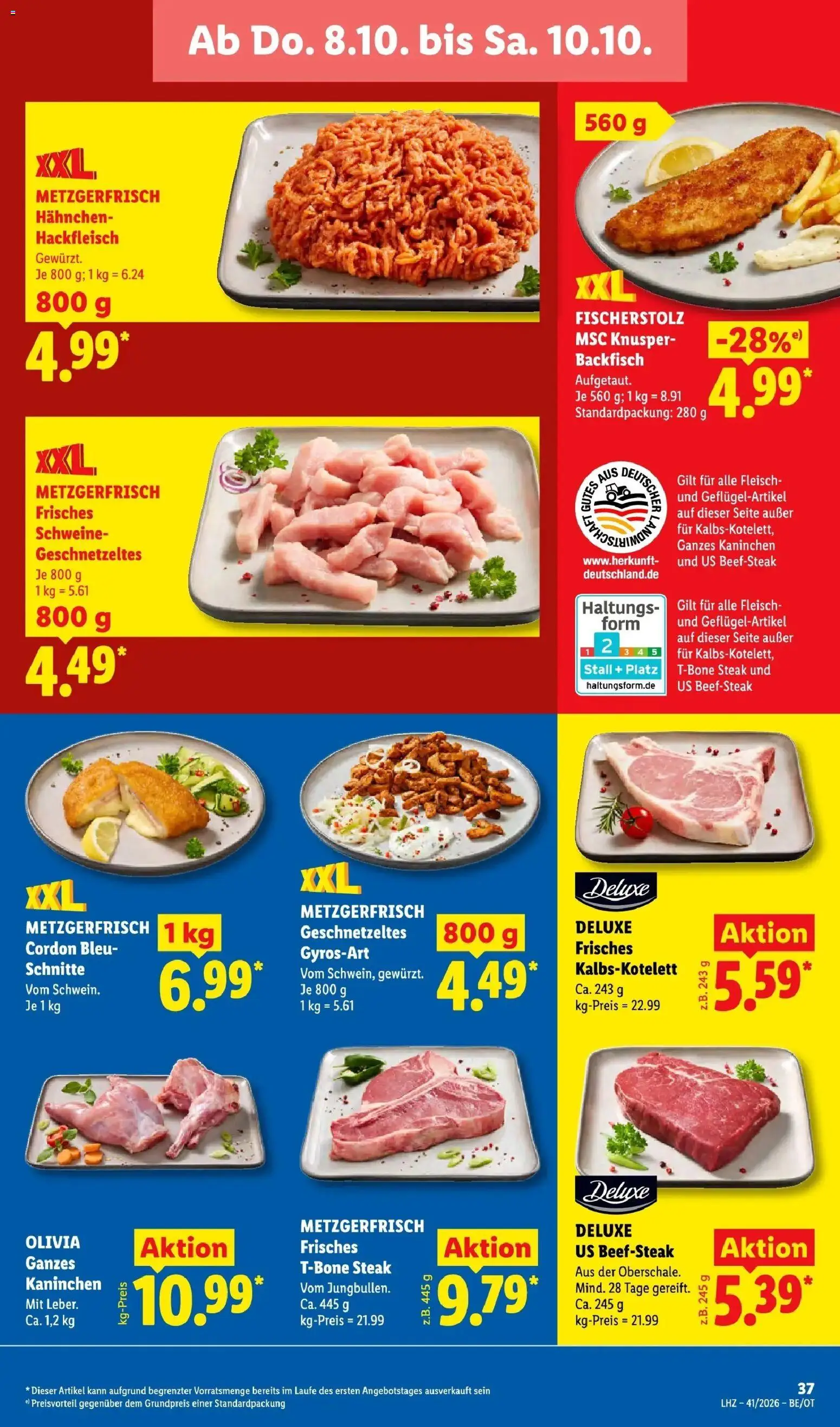 Lidl Prospekt Mahlow (ab 05.10.2026) zum Blättern » Angebote | Seite: 59 | Produkte: Gyros, Steak, Fleisch, Hackfleisch