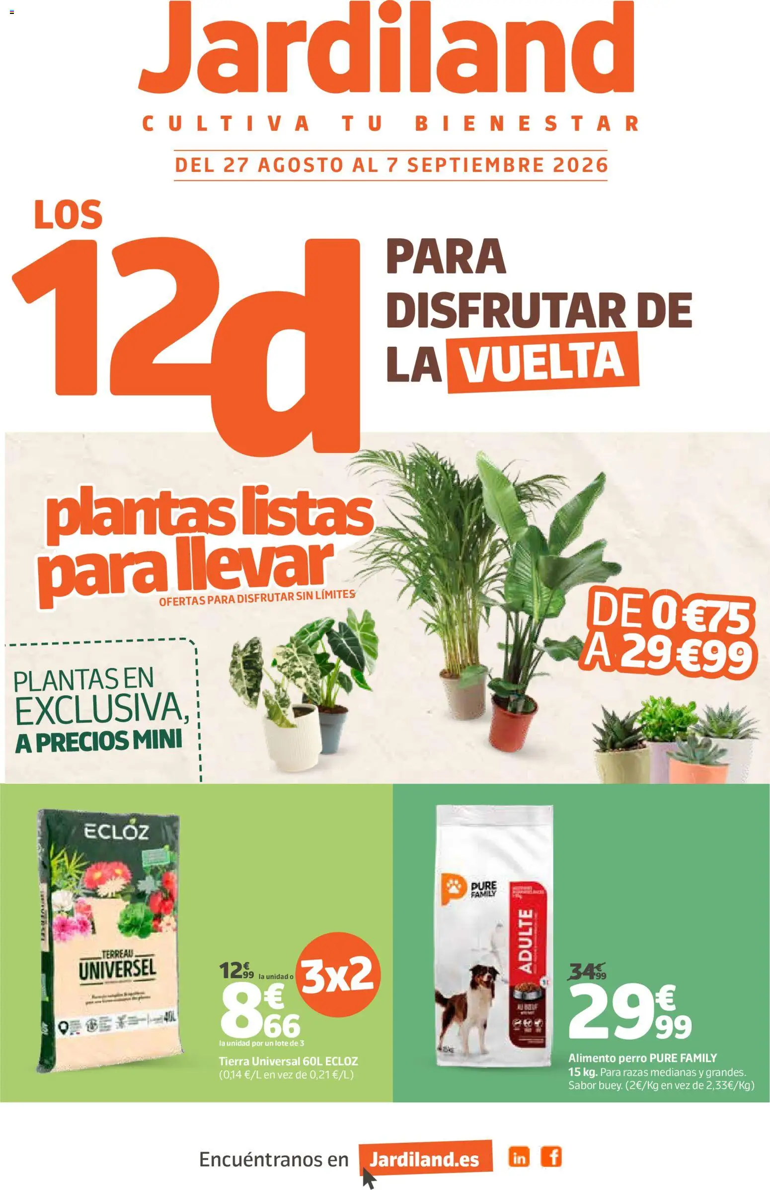 Jardiland folleto │ válido desde el 27/08/2026 | Página: 1
