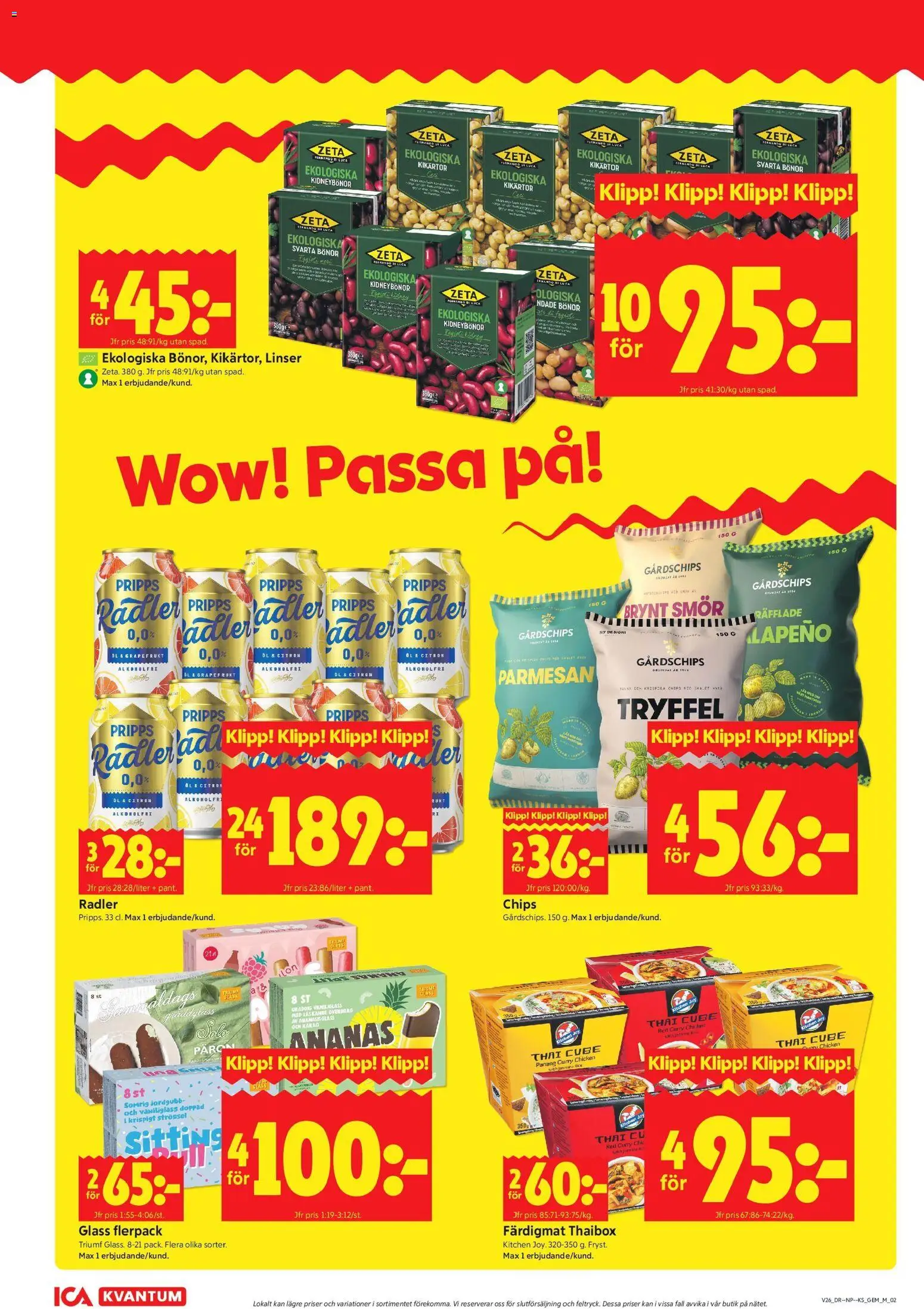 ICA Kvantum reklamblad aktuell från 22/06/2026 | Sida: 2