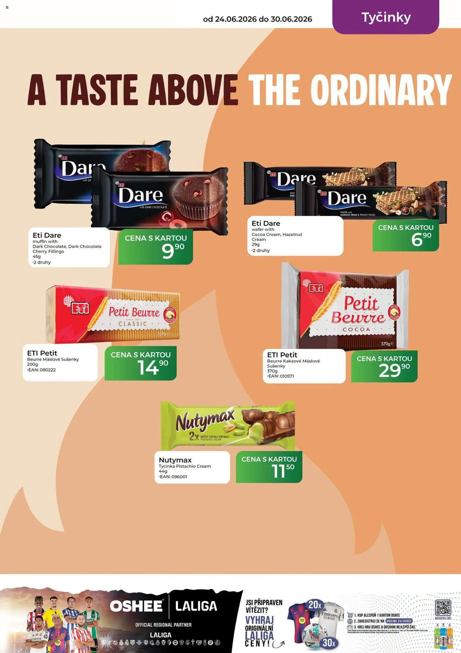 Tamda Foods leták od 24.06.2026 | Strana: 33 | Produkty: Máslové sušenky, Tyčinky, Sušenky