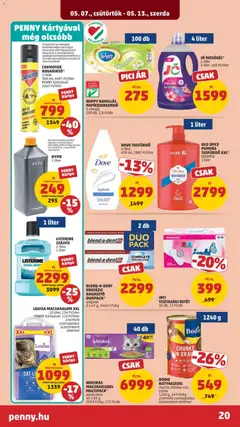 LISTERINE SZÁJVÍZ, 2-féle, 1 liter - amely érvényes a következő dátumtól: 07.05.2026 | Oldal: 23