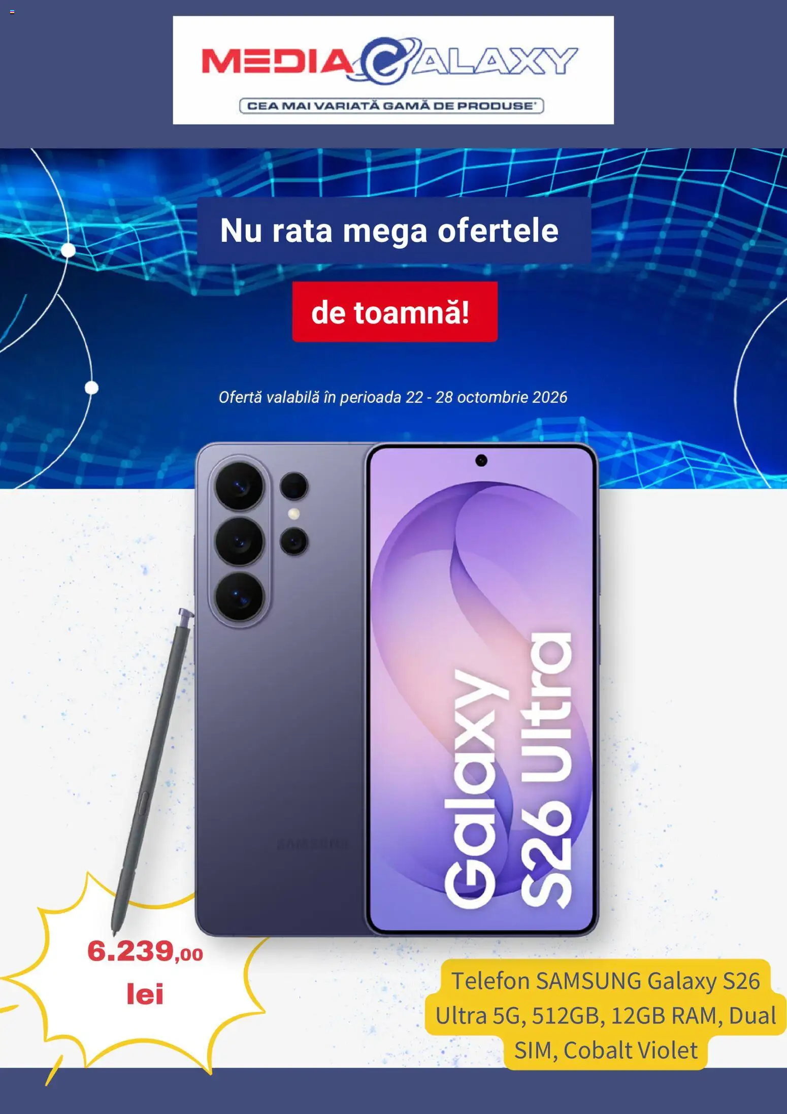 Noul catalog Media Galaxy – valabil de la 22.10.2026 | Pagină: 1