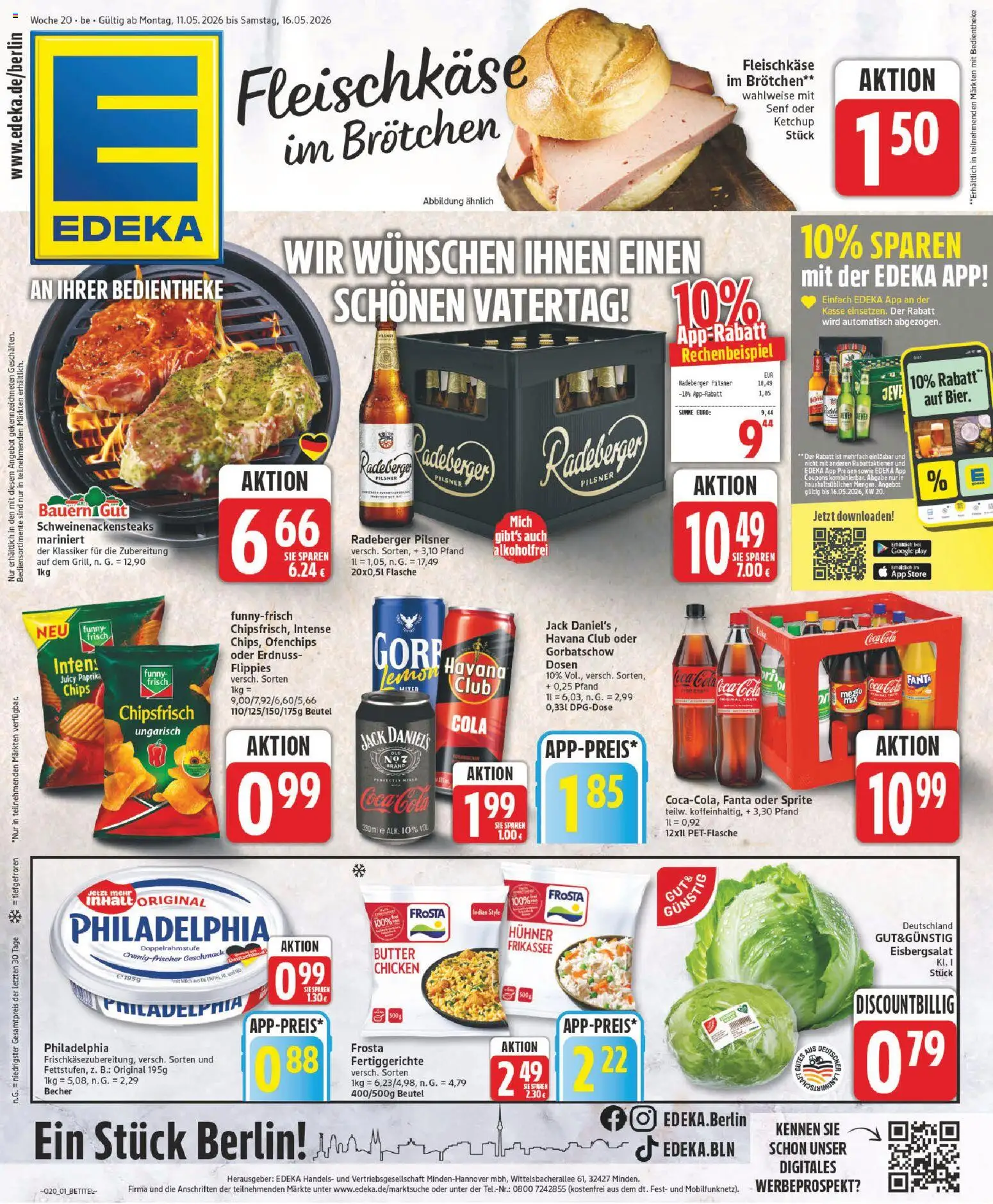 Edeka Prospekt 	 – gültig ab 11.05.2026 | Seite: 1