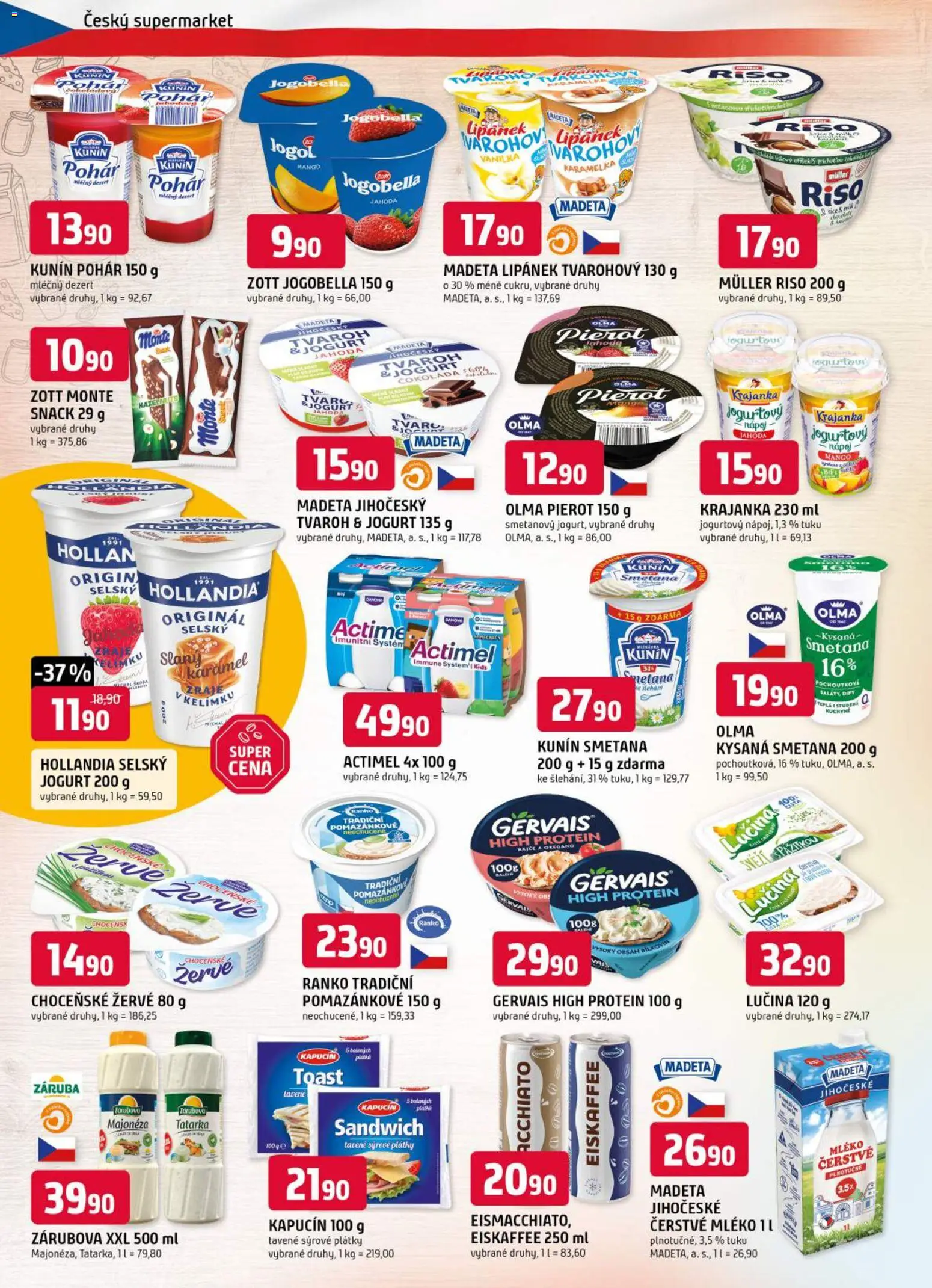 Trefa leták od 17.06.2026 | Strana: 4 | Produkty: Žervé, Jogobella, Protein, Kuchyně