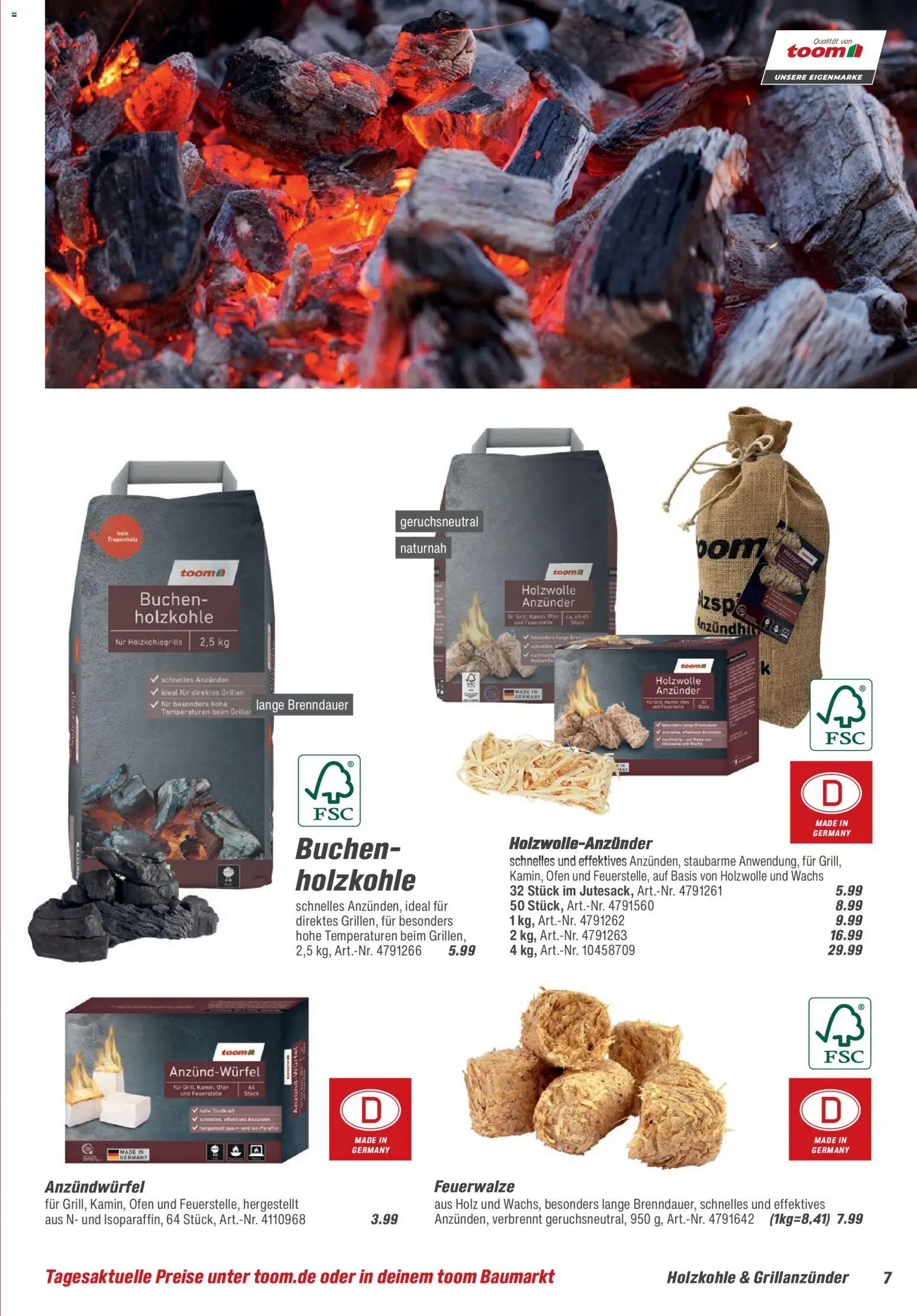 Toom Baumarkt  Grills & Zubehör 2026 – gültig ab 14.02.2026 | Seite: 7 | Produkte: Ofen, Grill, Griller