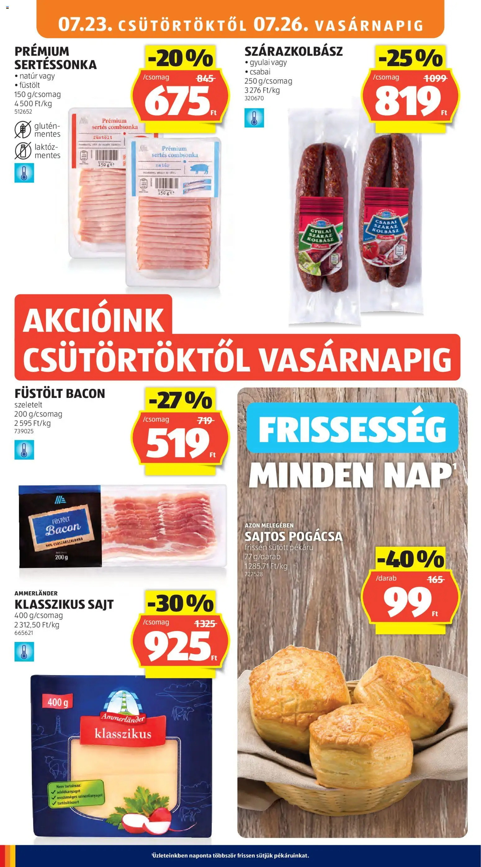 Aldi akciós ujság - amely érvényes a következő dátumtól: 2026.07.23. | Oldal: 16