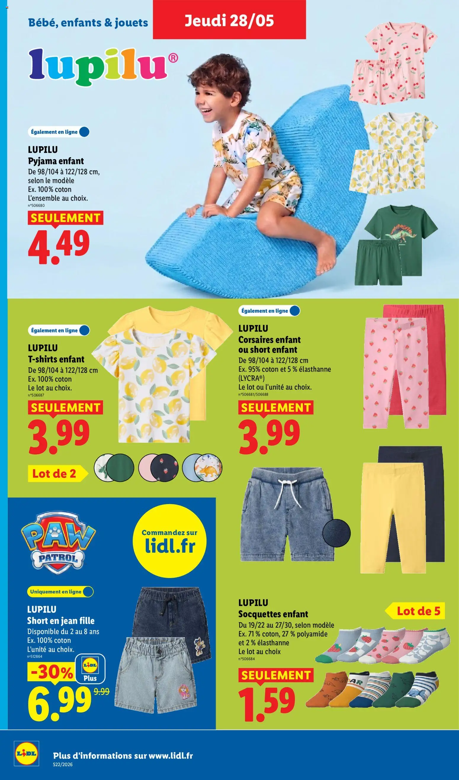 {H1} | Page: 42 | Produits: Coton, Shorts, Leggings, Pyjama