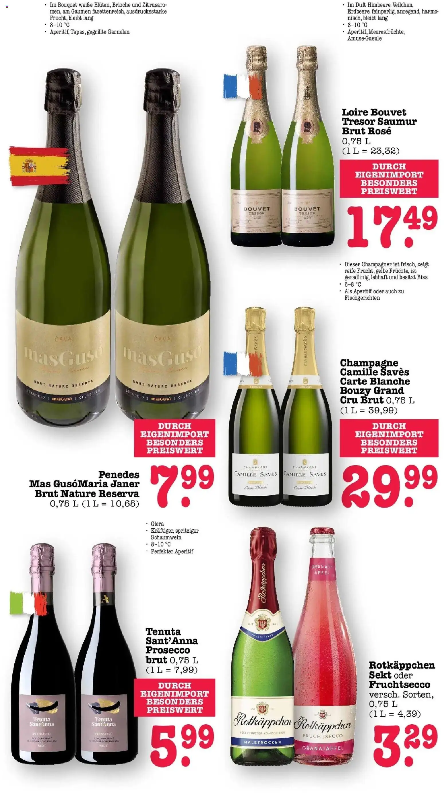 E center Prospekt Achern (ab 24.08.2026) zum Blättern | Seite: 56 | Produkte: Duft, Äpfel, Garnelen, Fruchtsecco