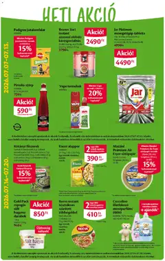 EcoFamily akciós újság - amely érvényes a következő dátumtól: 2026.07.09. | Oldal: 2 | Termékek: Coccolino, Spagetti, Grill, Plüss