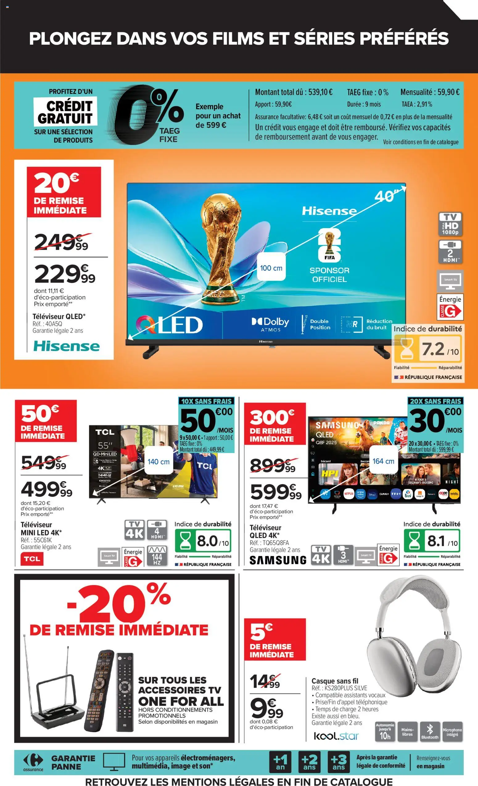 {H1} | Page: 11 | Produits: Microphone, Televiseur, Smart TV, Casque
