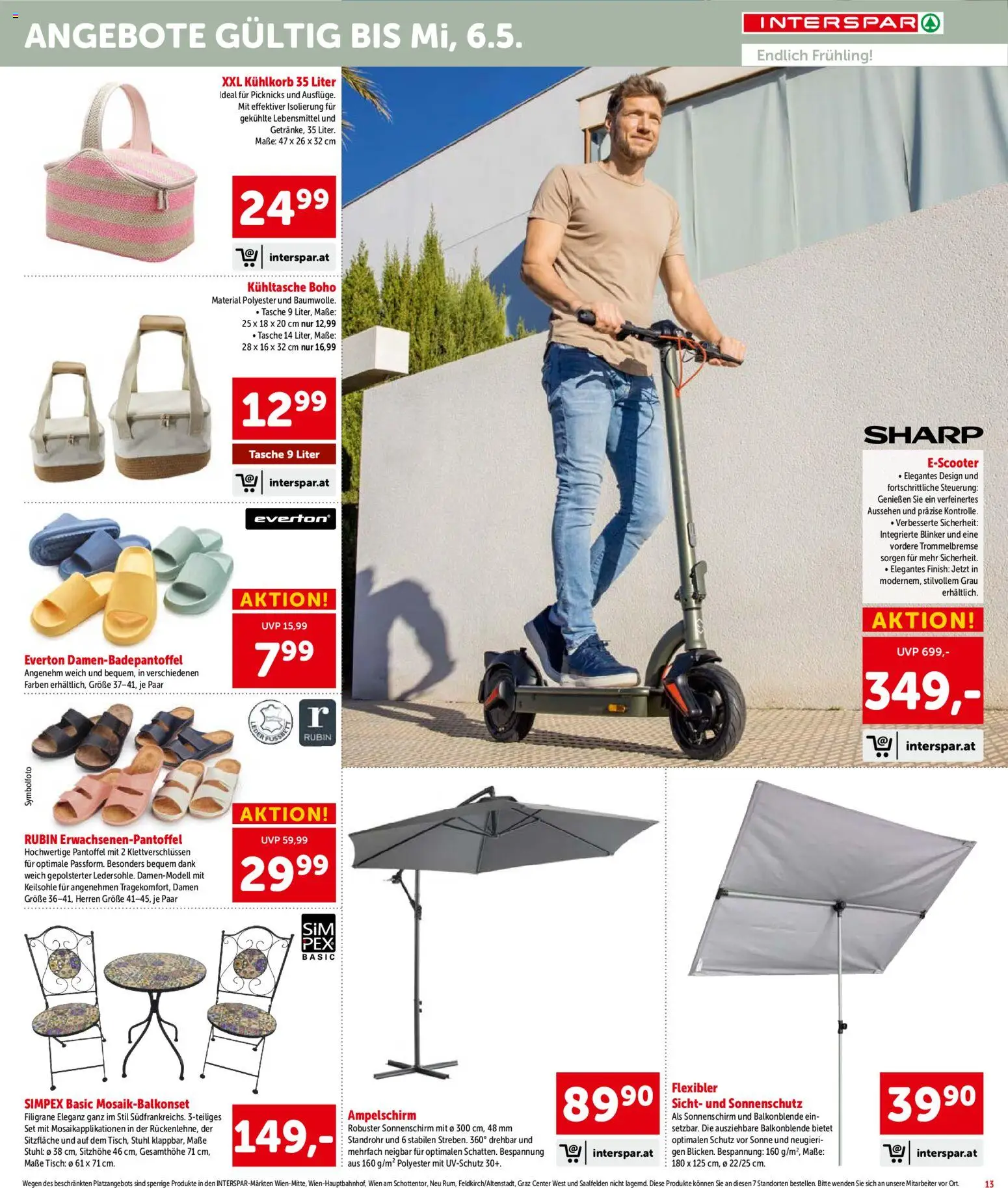 Interspar Flugblatt - Kärnten gültig ab 16.04.2026 | Seite: 14 | Produkte: Libacomb, Tasche, Tisch, Stuhl