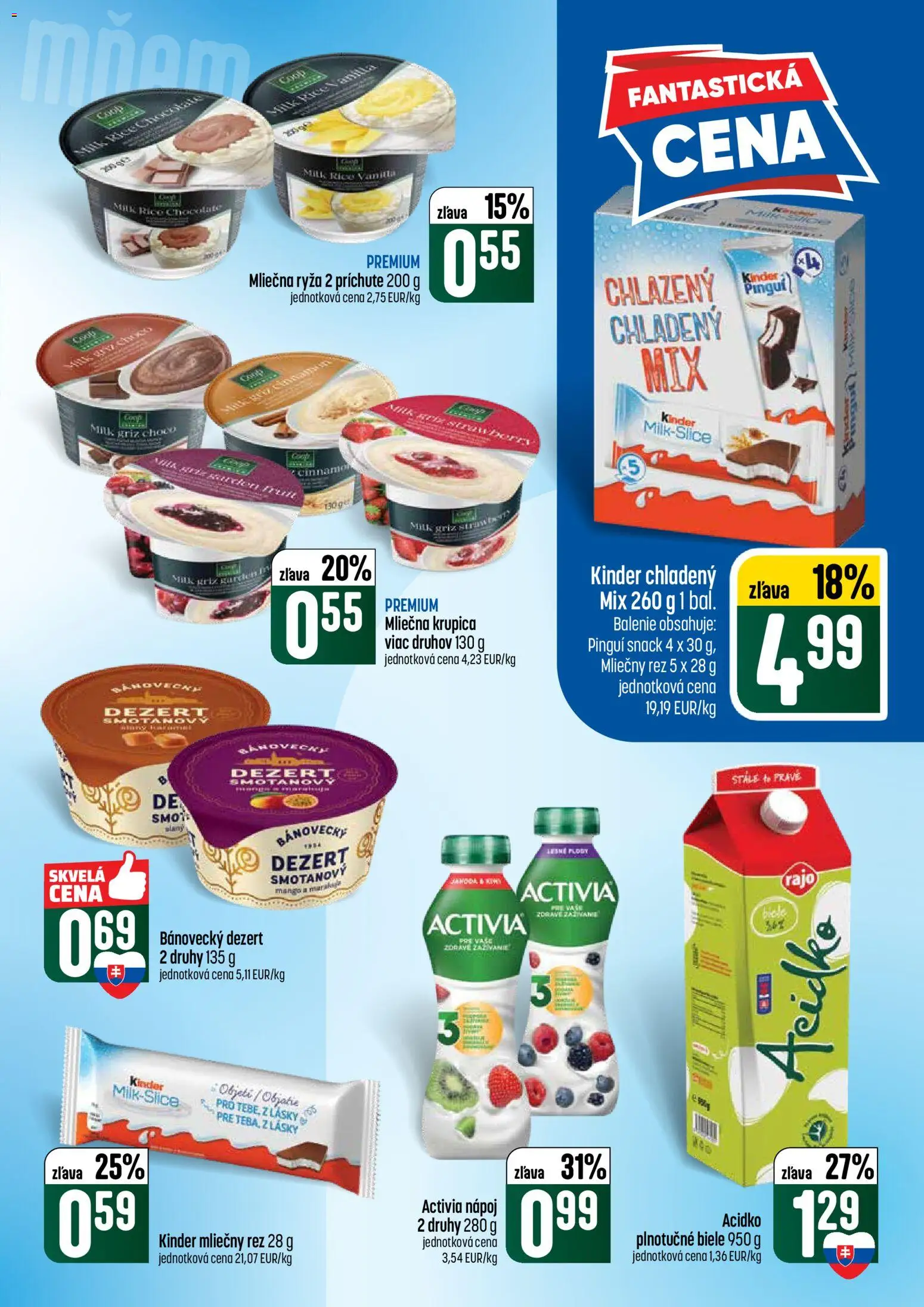 Nové COOP Jednota akcie – leták je platný od 21.05.2026 | Strana: 27 | Produkty: Ryža, Acidko, Mango, Krupica