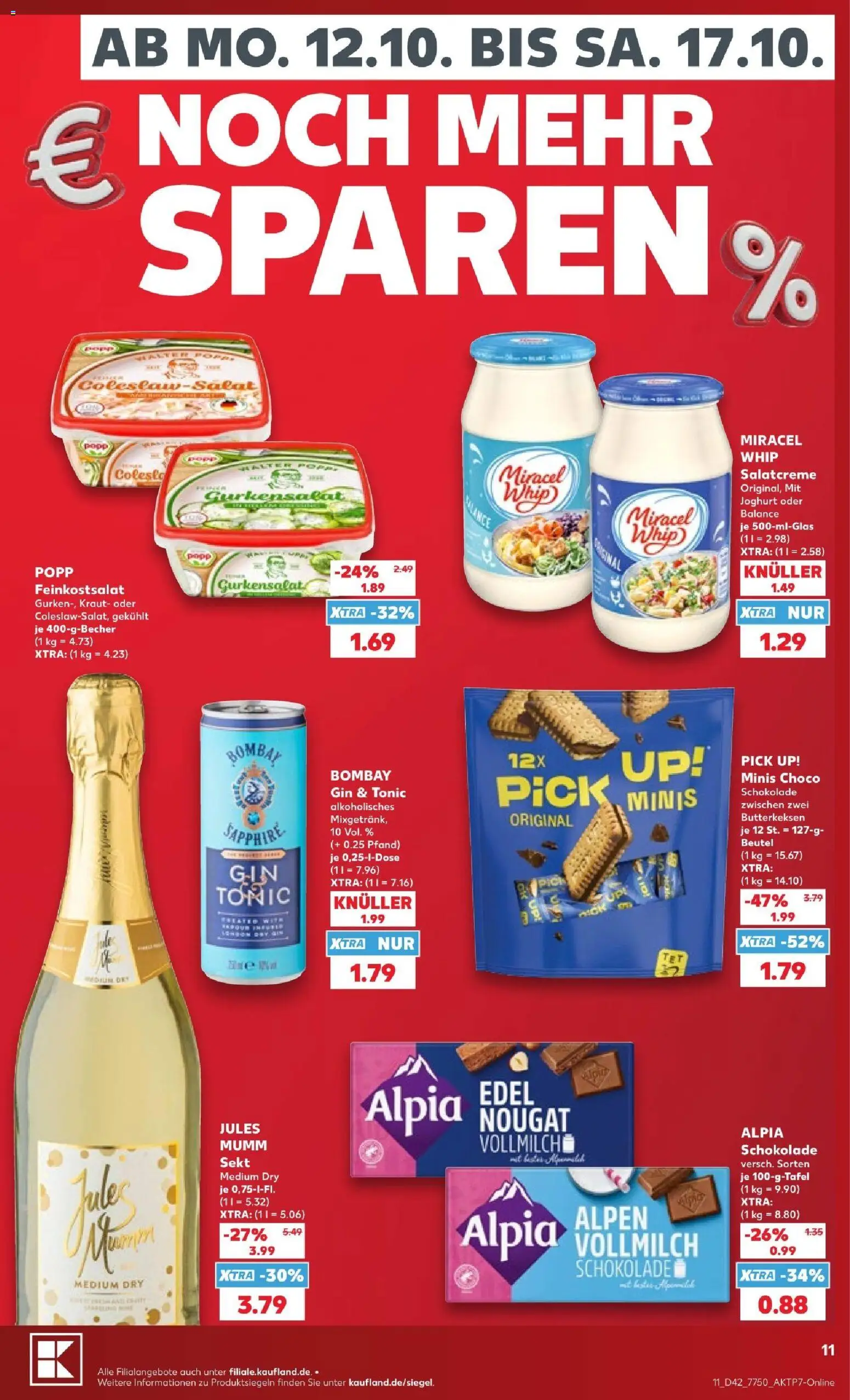 Kaufland Prospekt Völklingen – gültig ab 12.10.2026 | Seite: 15 | Produkte: Likör, Reibekase, Ramazzotti, Toilettenpapier