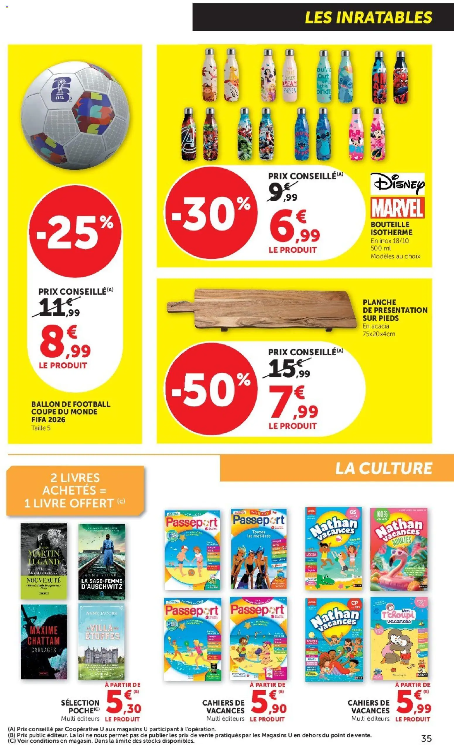 {H1} | Page: 35 | Produits: Jeux, Ballon de football, Livre