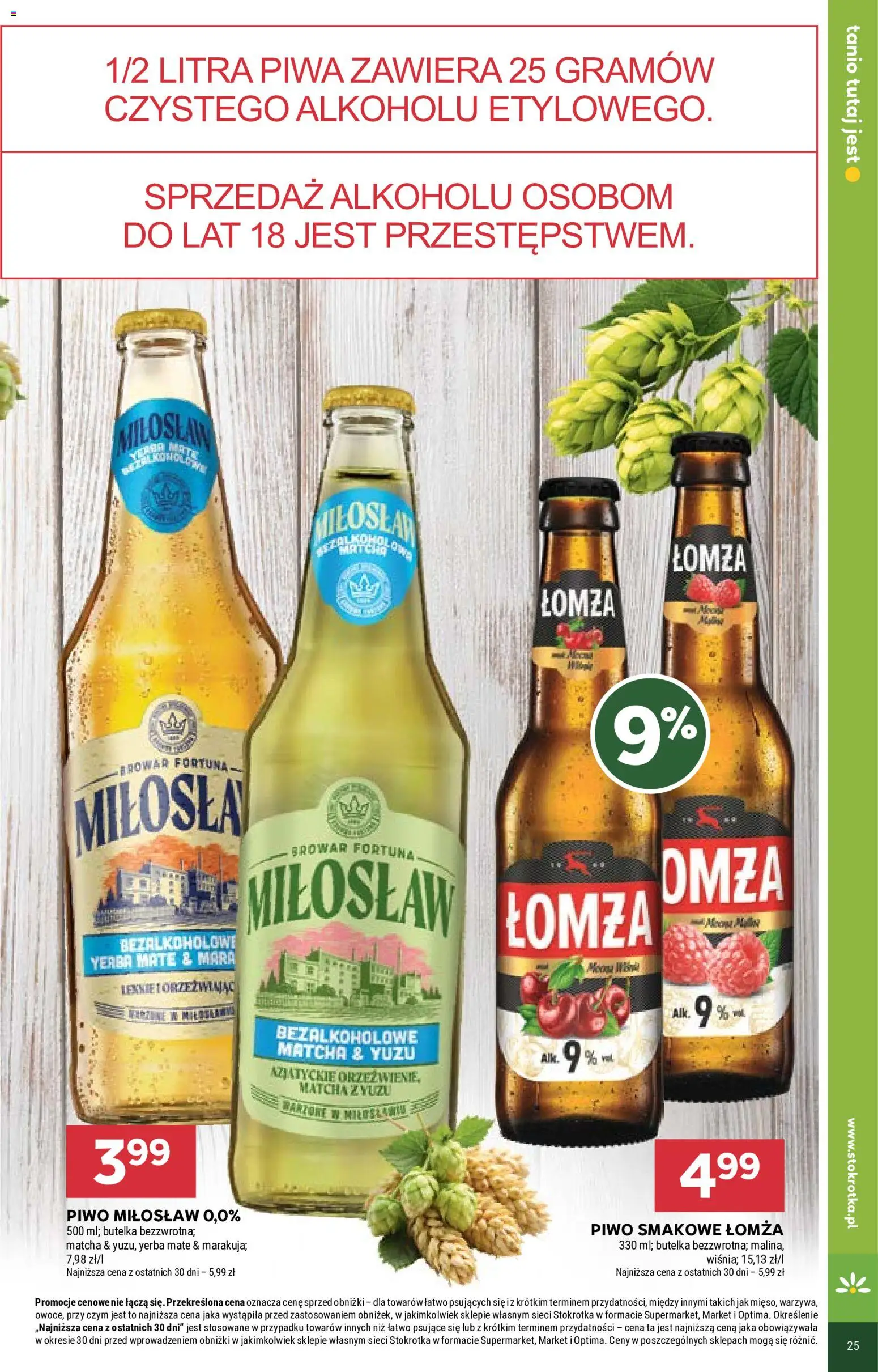 Stokrotka gazetka - Chmielowe Inspiracje od 09.07.2026 | Strona: 4 | Produkty: Stokrotka, Piwo, Yerba mate