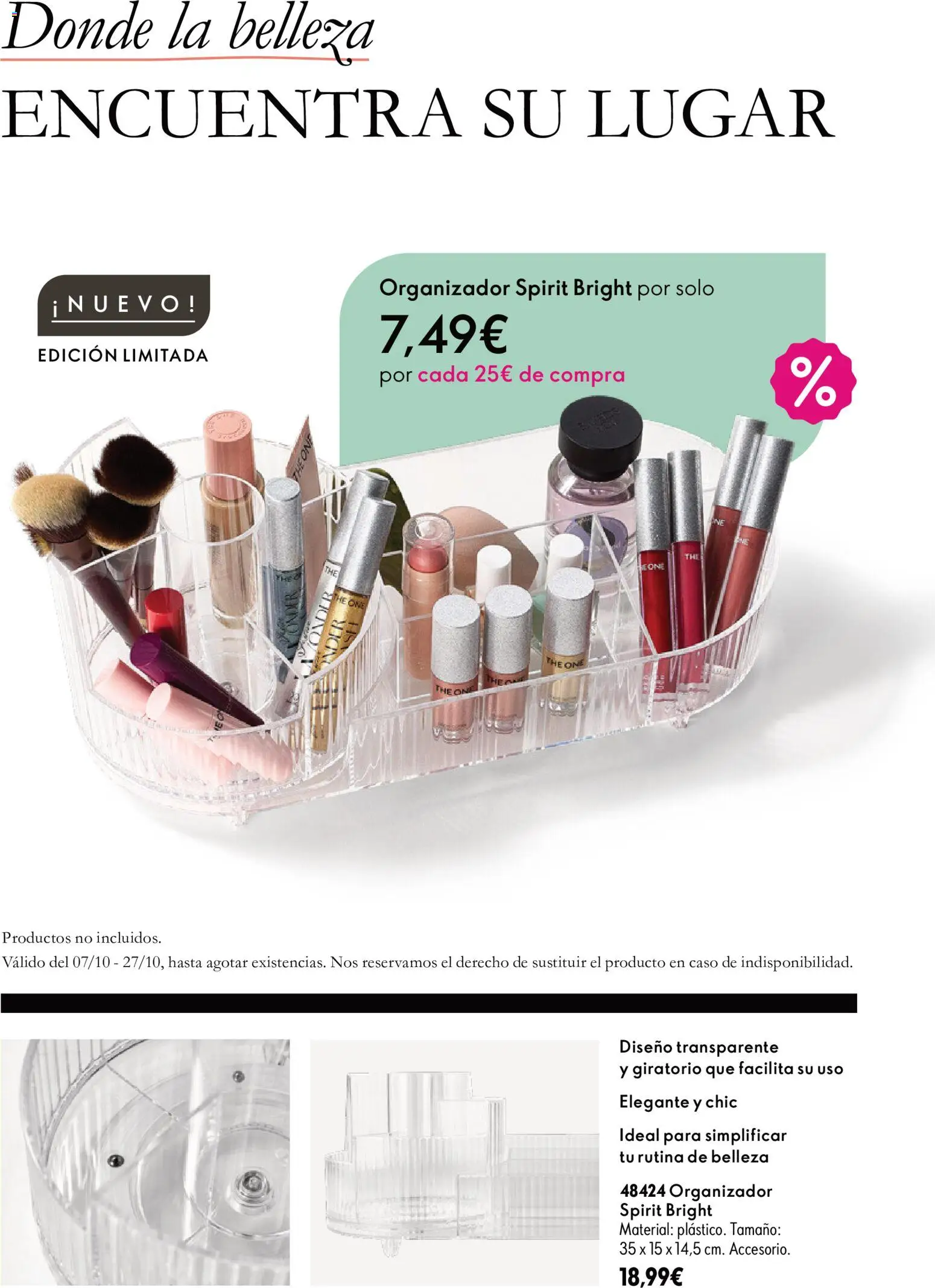 Oriflame Folleto Campaña 14 Highligts │ válido desde el 07/10/2026 | Página: 4 | Productos: Organizador
