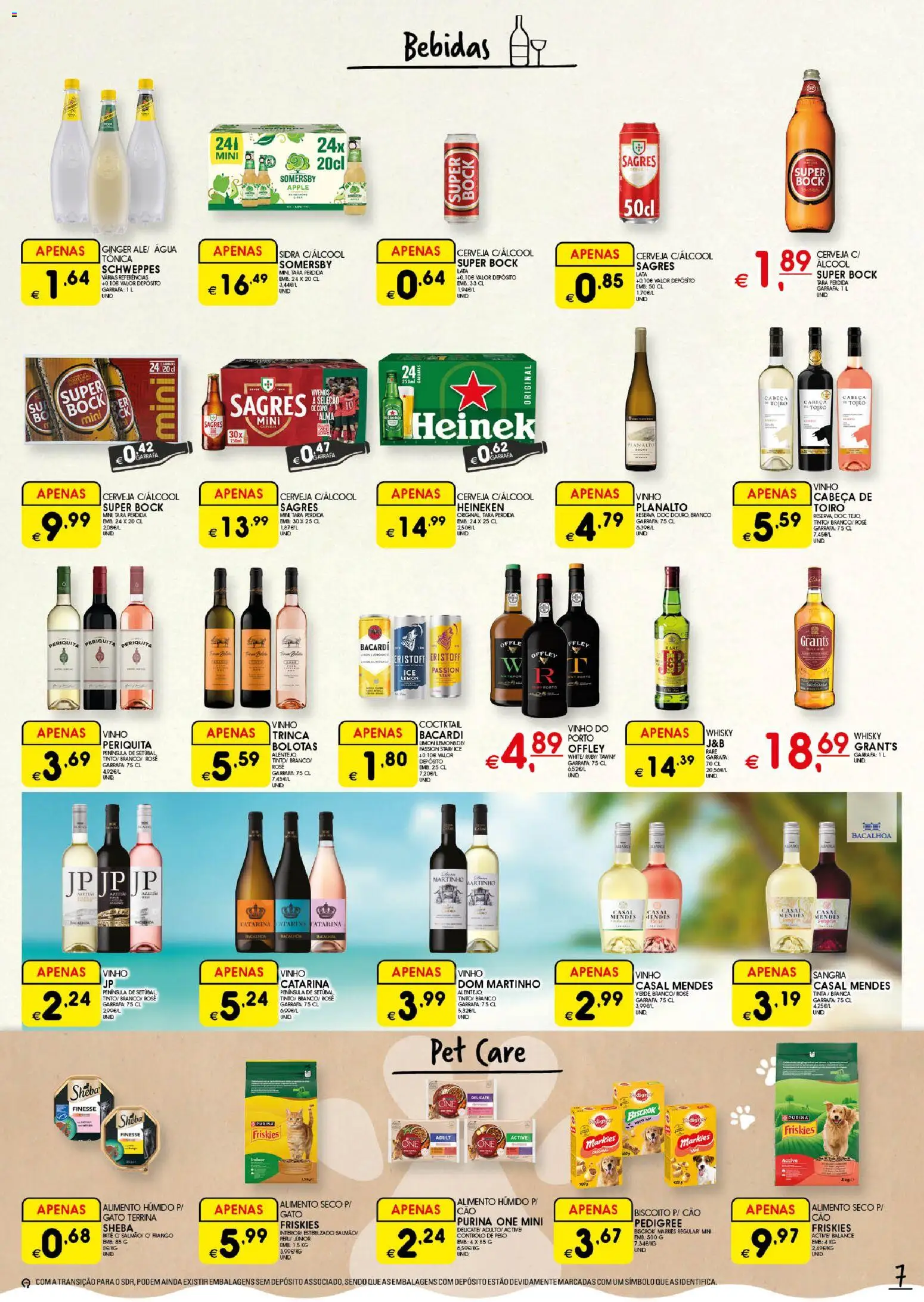 Meu Super folheto │ válido de 25/06/2026 | Página: 7 | Produtos: Whisky, Purina one, Frango, Tinta