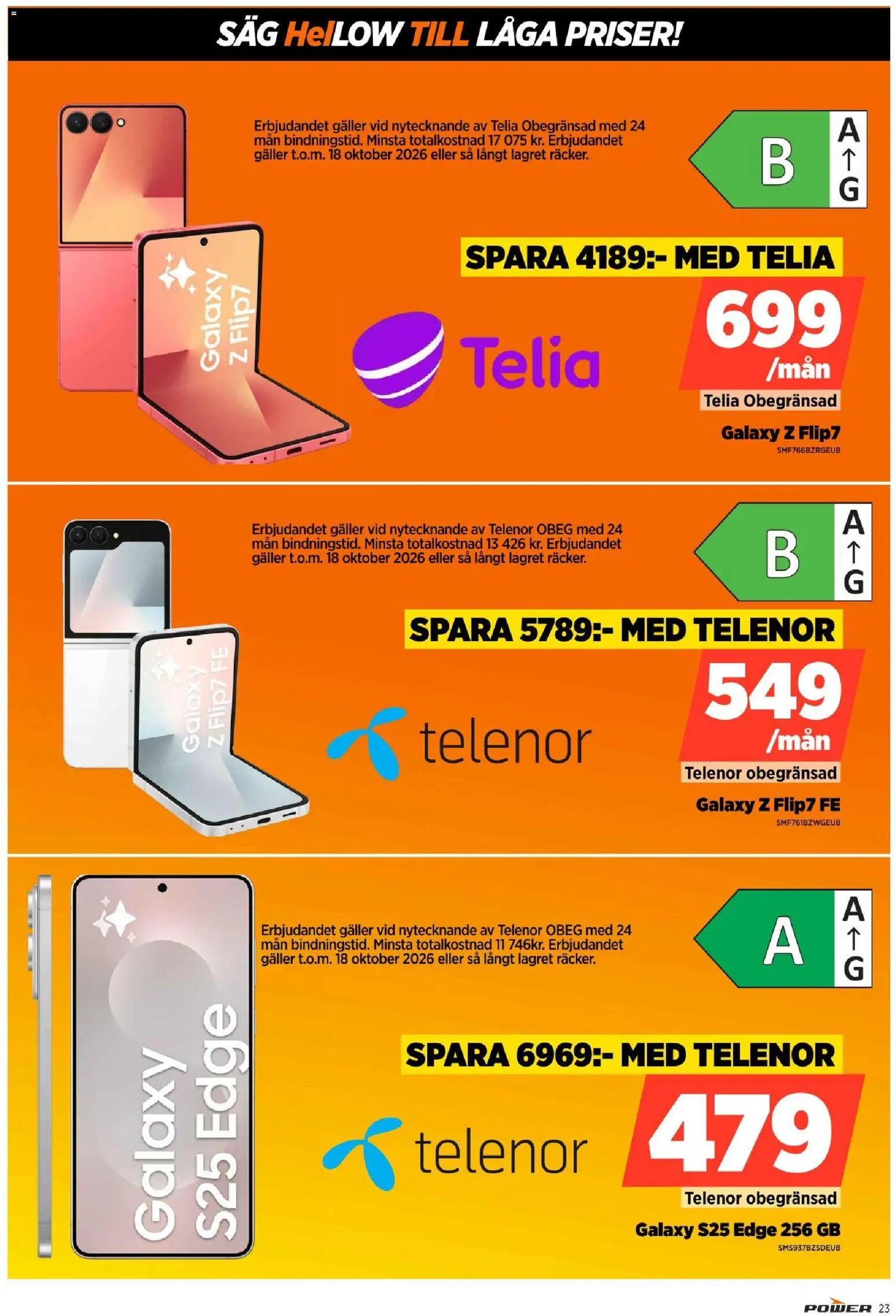 Power reklamblad aktuell från 12/10/2026 | Sida: 23 | Produkter: Såg, Galler