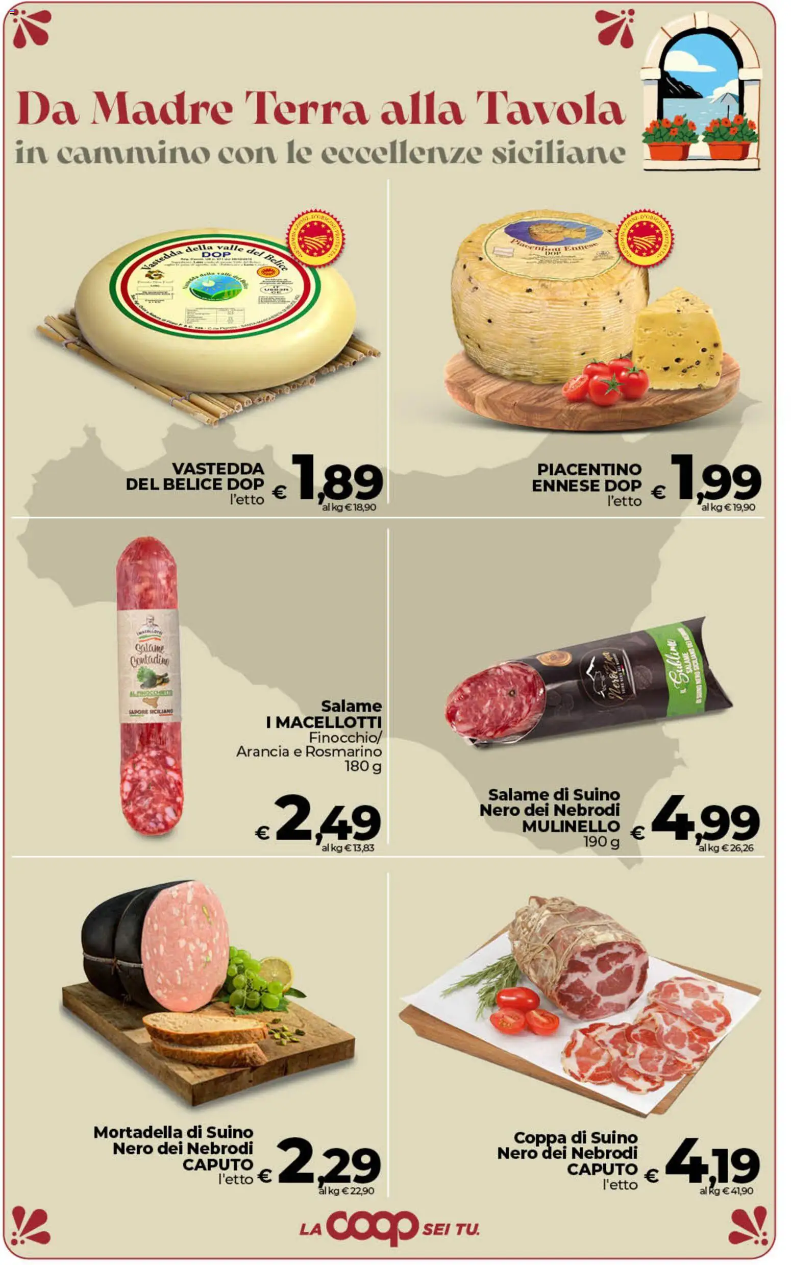 Volantino COOP del 19.05.2026 | Pagina: 8 | Prodotti: Salame, Suino, Arancia, Terra
