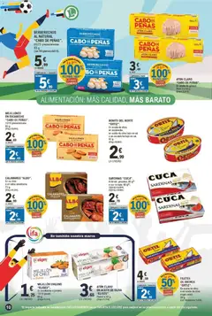 Vista previa E.Leclerc folleto Gool válido desde el 03.06.2026 | Página: 10 | Productos: Calamares, Berberechos, Aceite de oliva, Atún claro