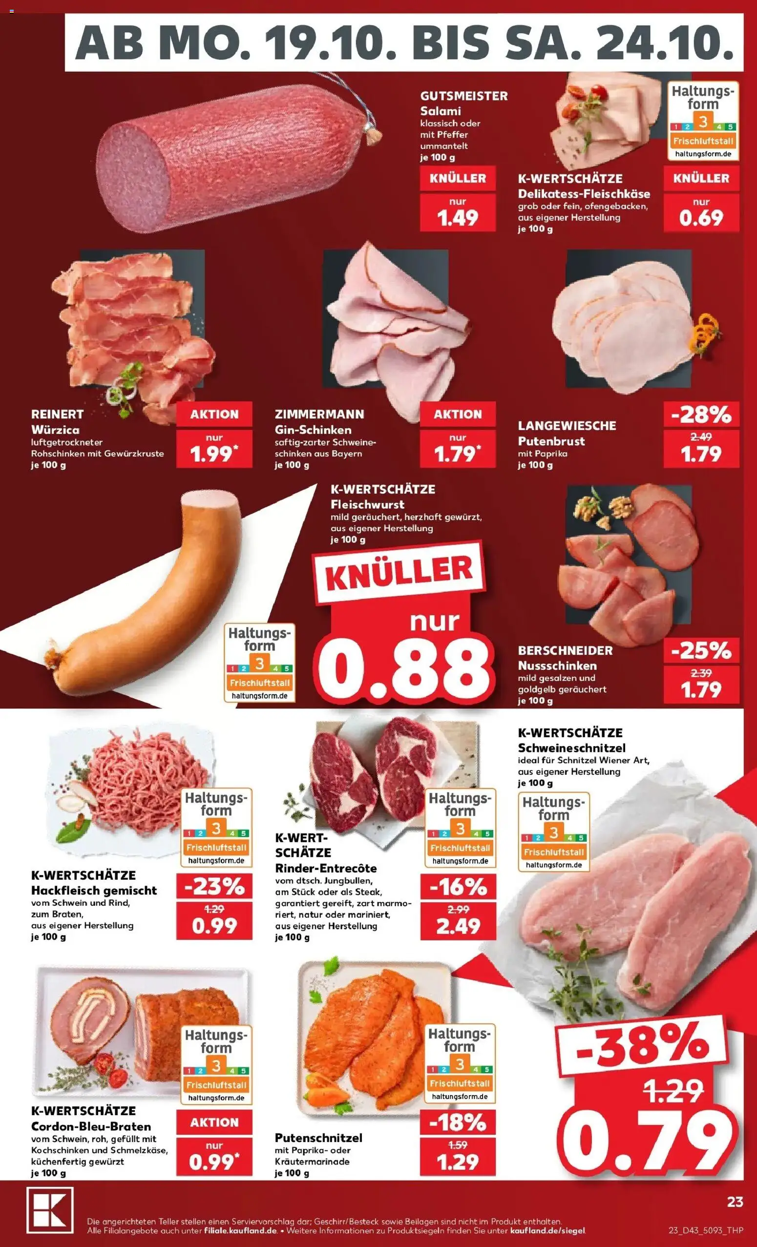 Prospekt Kaufland ab 19.10.2026 » Angebote Online zum Blättern | Seite: 27 | Produkte: Beilagen, Putenbrust, Schnitzel, Pfeffer