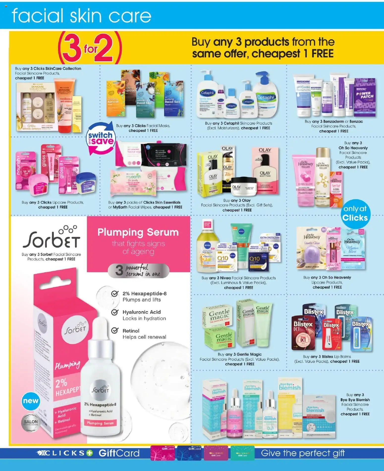 New Clicks catalogue – valid from 11/08/2026 | Page: 32 | Products: Gloss, Switch, Soap, Lip balm