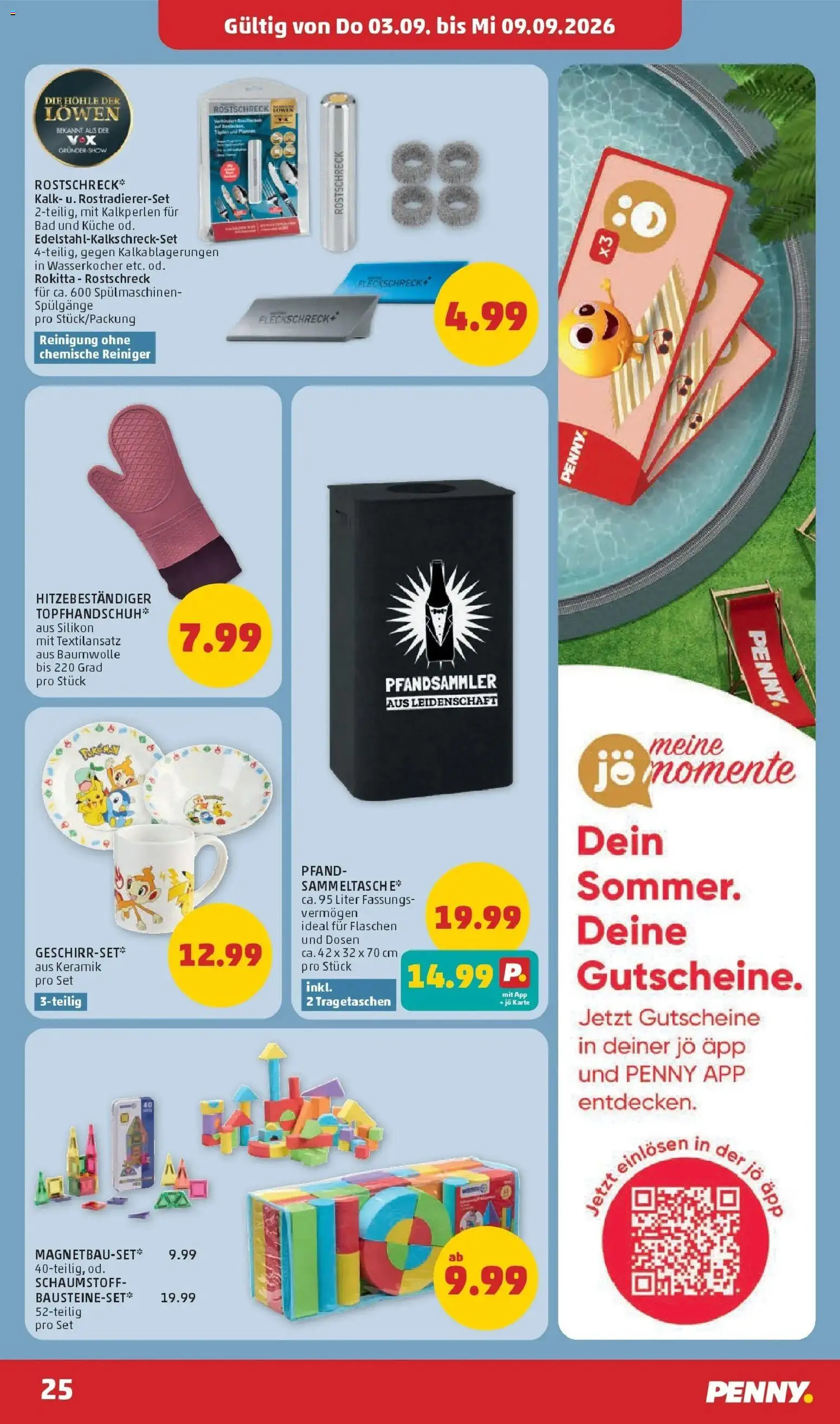 Penny Markt Die ganze Woche sparen ab (03.09.2026) - Angebote, Prospekt | Seite: 25 | Produkte: Wasserkocher, Bad