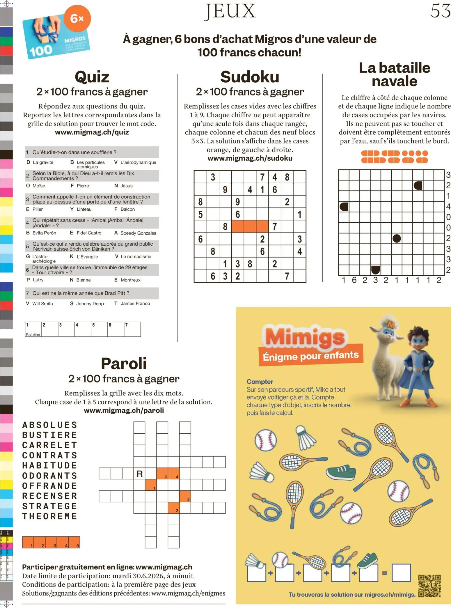 Migros aktionen Magazine FR – gültig ab 24.06.2026 | Seite: 53