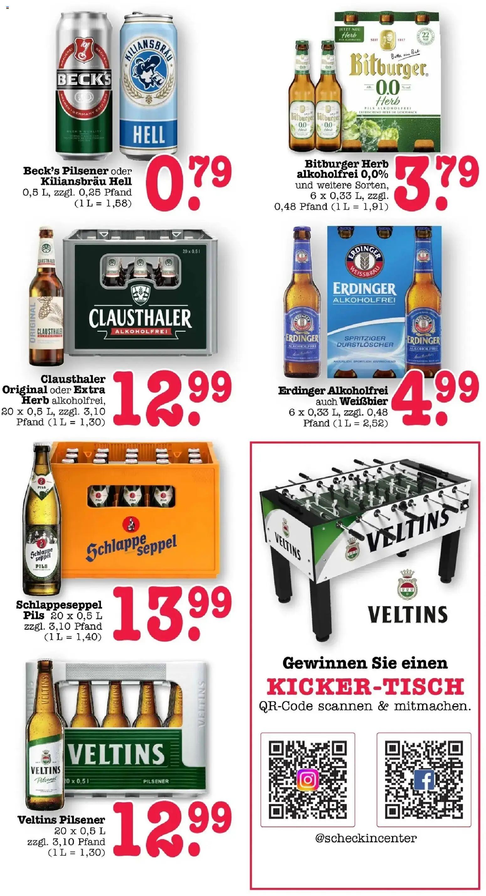 Edeka prospekt Offenbach	 – gültig ab 27.04.2026 | Seite: 10 | Produkte: Bitburger, Durstloscher, Weißbier, Veltins