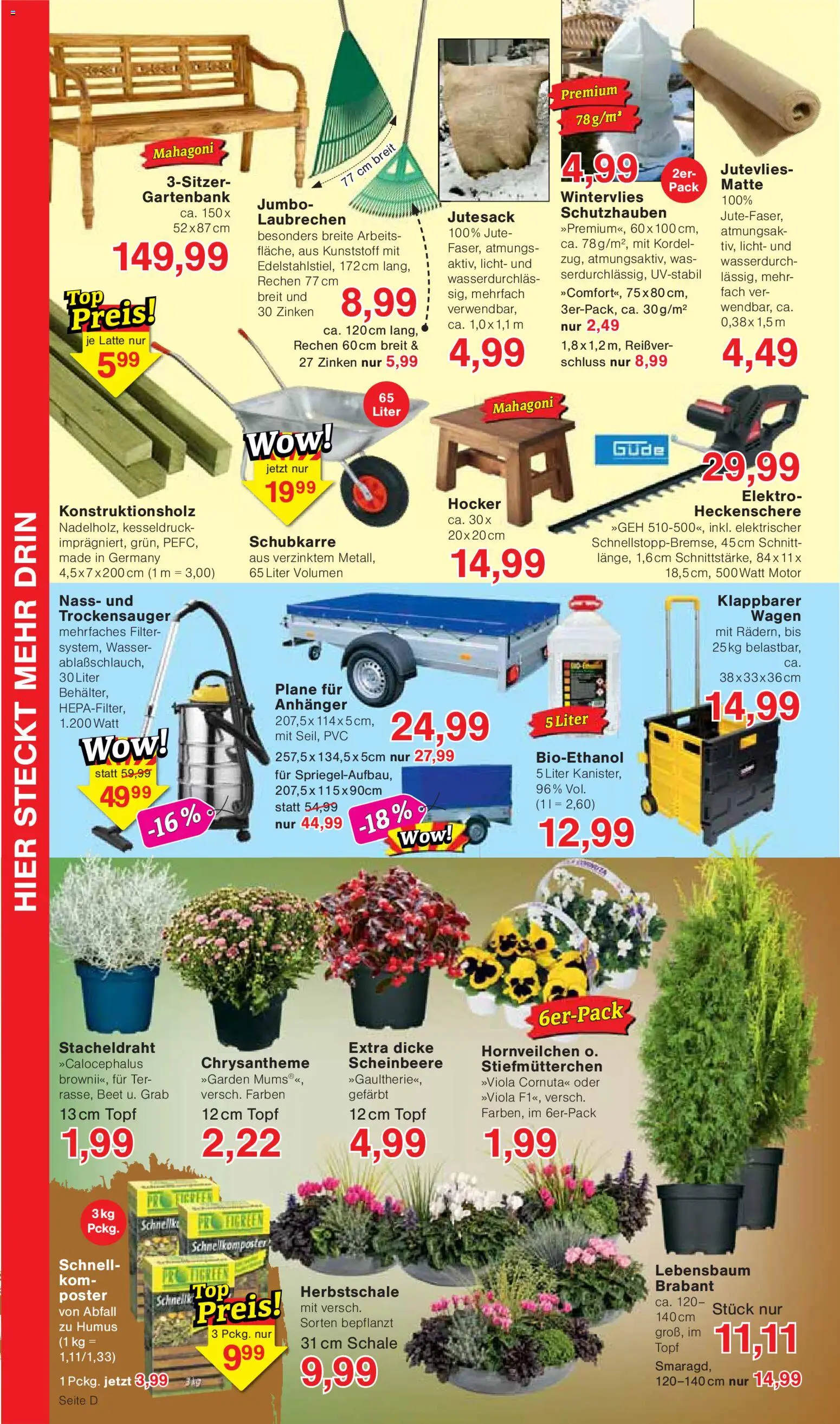Wiglo Wunderland Prospekt – gültig ab 12.10.2026 | Seite: 8 | Produkte: Hocker, Stiefmutterchen, Wasser