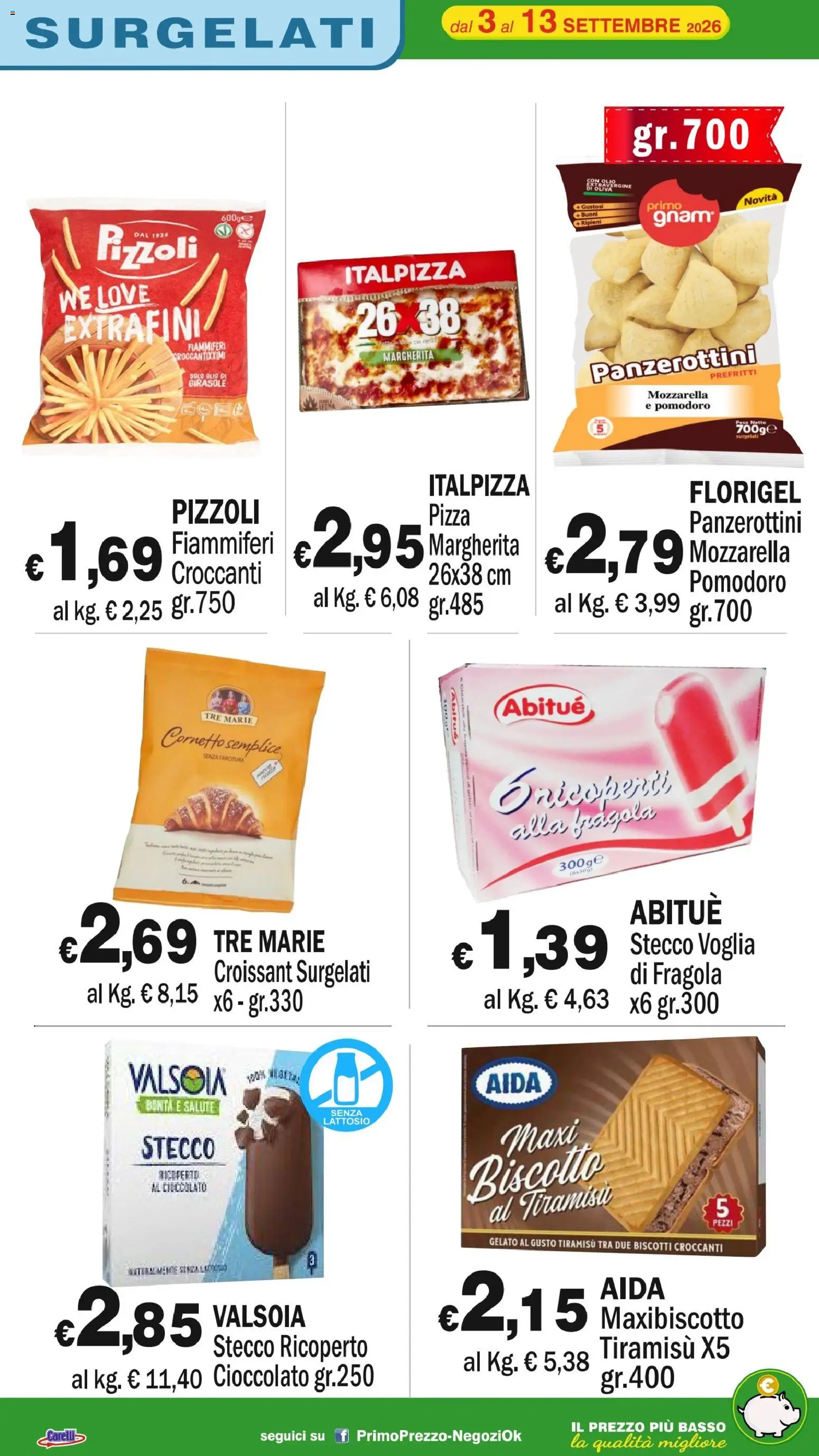 Volantino Primo Prezzo del 03/09/2026 | Pagina: 38