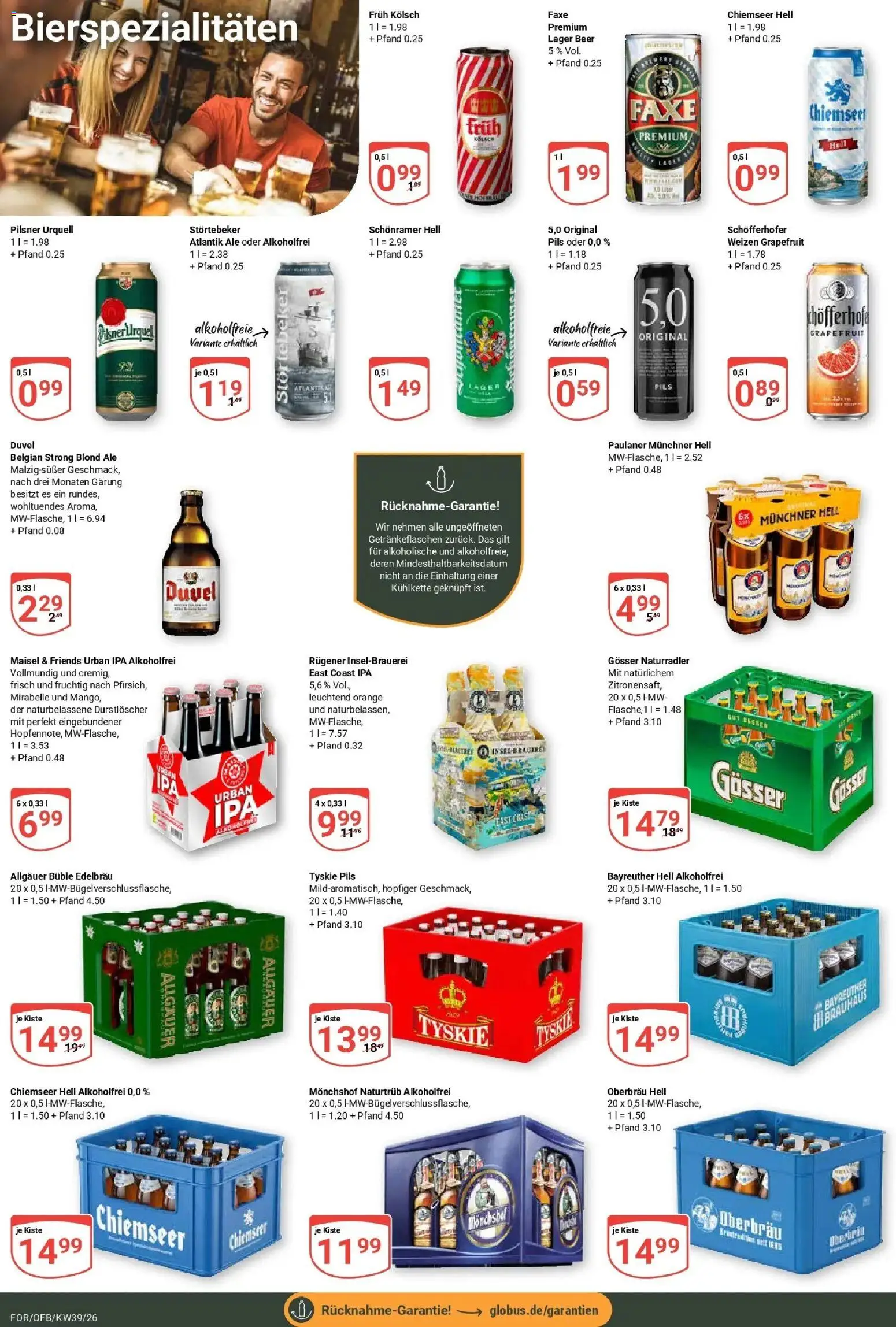 Globus Prospekt Forchheim (ab 21.09.2026) » Angebote online | Seite: 21 | Produkte: Monchshof, Durstloscher, Tyskie, Pils