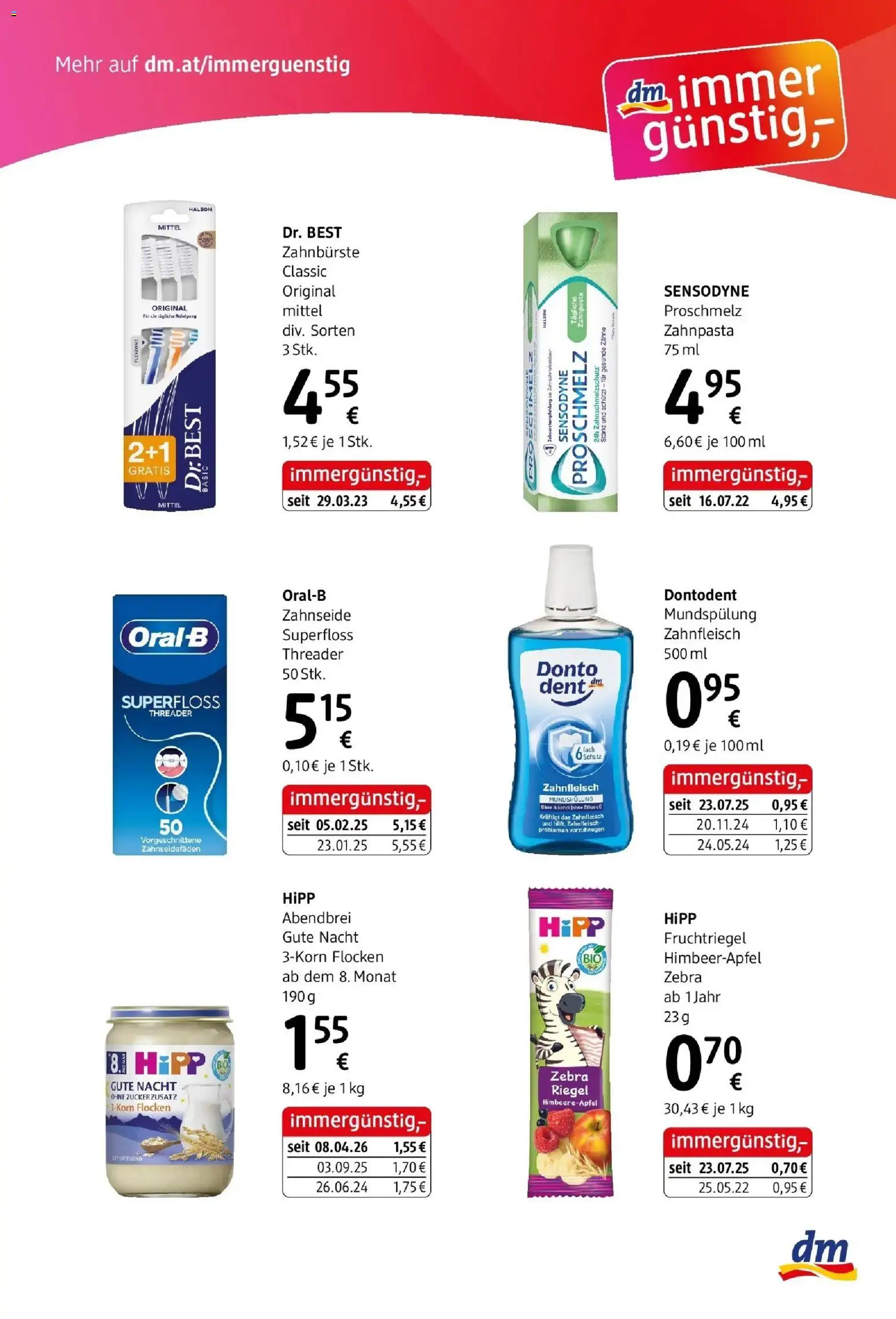 dm drogerie markt Flugblatt  / 2026 von 29.10.2026 - Aktuelle Angebote | Seite: 7 | Produkte: Flocken, Zahnpasta, Zahnbürste