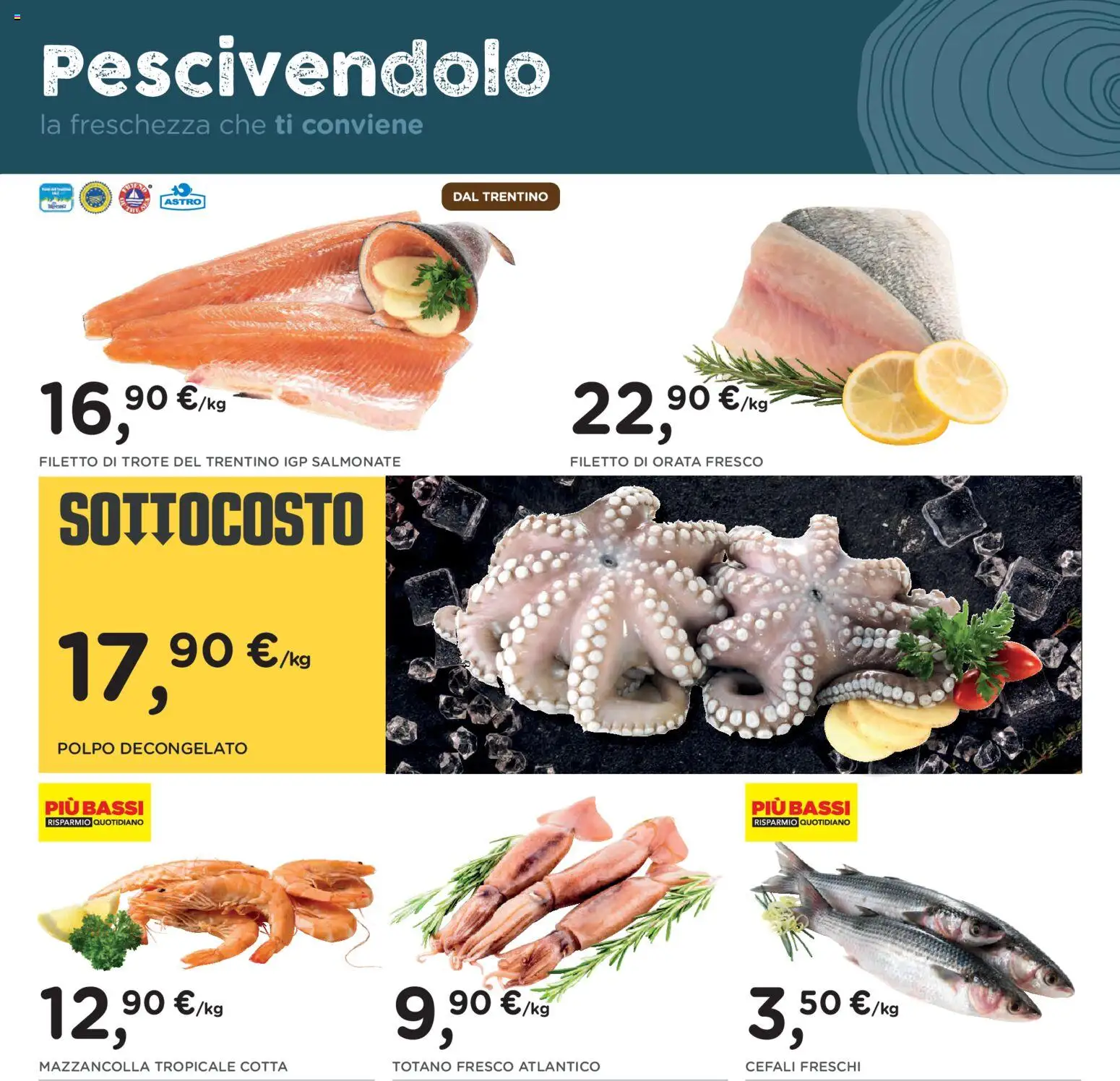 Volantino Poli del 03.06.2026 | Pagina: 7 | Prodotti: Polpo, Orata, Totano