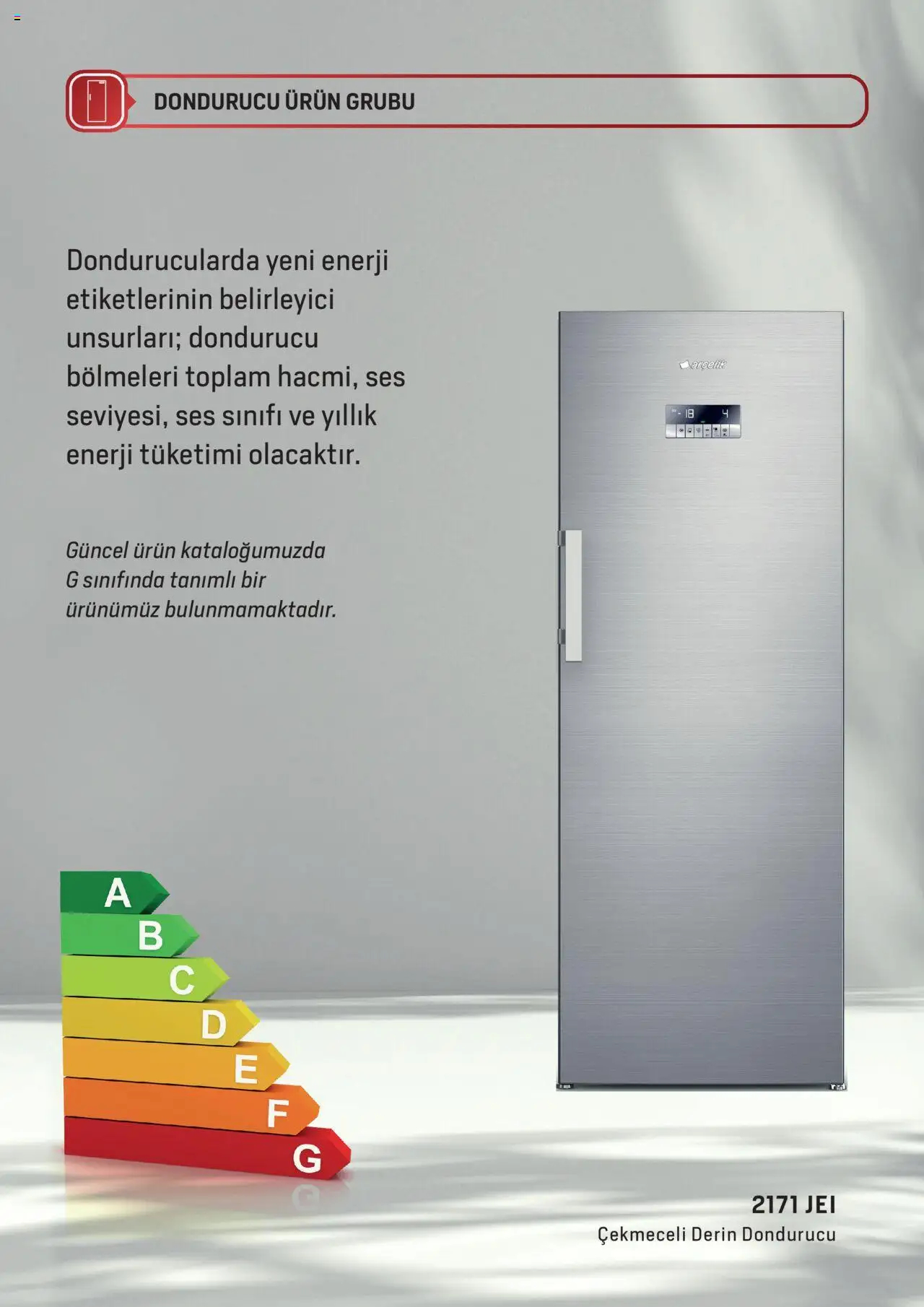 Arçelik - Enerji Sınıflandırmaları - 19 Şubat 2024 tarihinden itibaren geçerlidir | Sayfa: 6 | Ürünler: Ses, Dondurucu