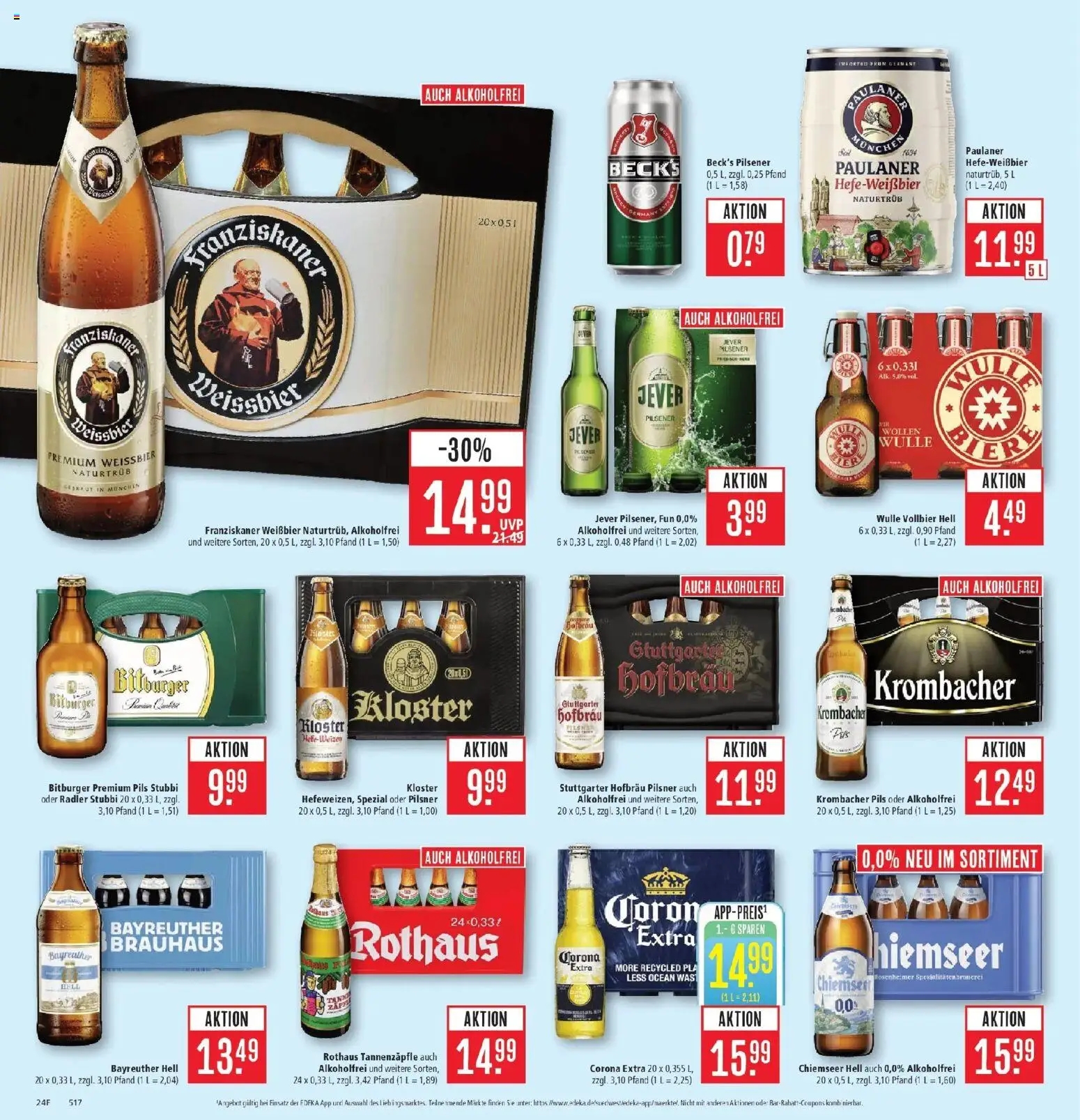 Marktkauf Prospekt Kirchheim (ab 14.09.2026) » Angebote online | Seite: 28 | Produkte: Bitburger, Franziskaner, Radler, Jever