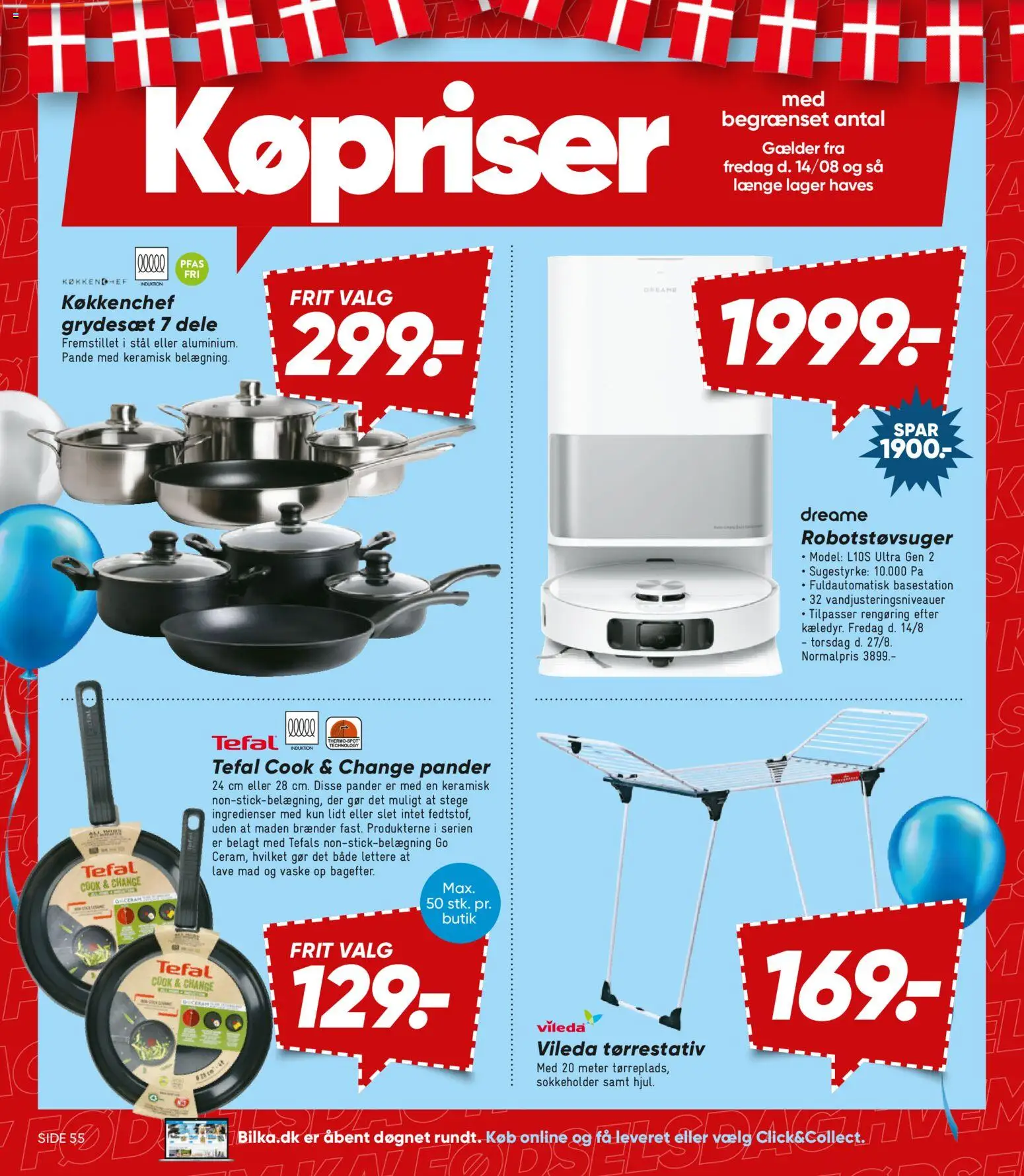 Bilka tilbudsavis – gyldig fra 14/08/2026 | Side: 2 | Produkter: Robotstøvsuger