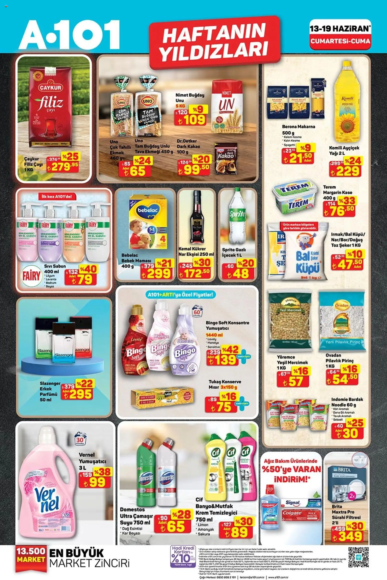 A101 Katalog - 13.06.2026 tarihinden itibaren geçerlidir | Sayfa: 1 | Ürünler: Nar ekşisi, Toz şeker, Nar, Sürahi